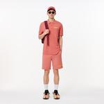 Erkek Regular Fit Baskılı Kırmızı Polo