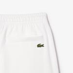 Unisex Tapered Fit Baskılı Beyaz Eşofman Altı