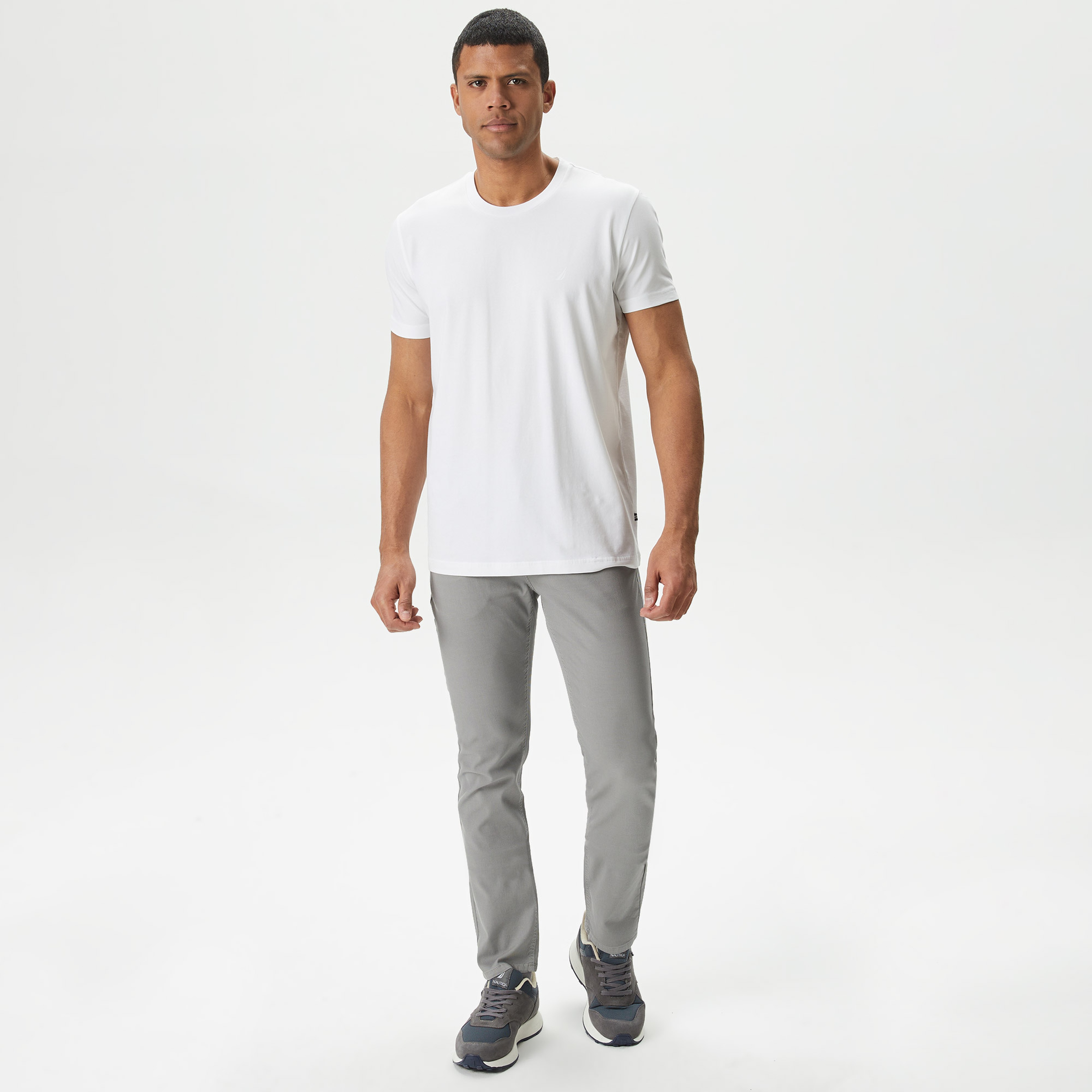 Nautica Erkek Gri Slim Fit Pantolon