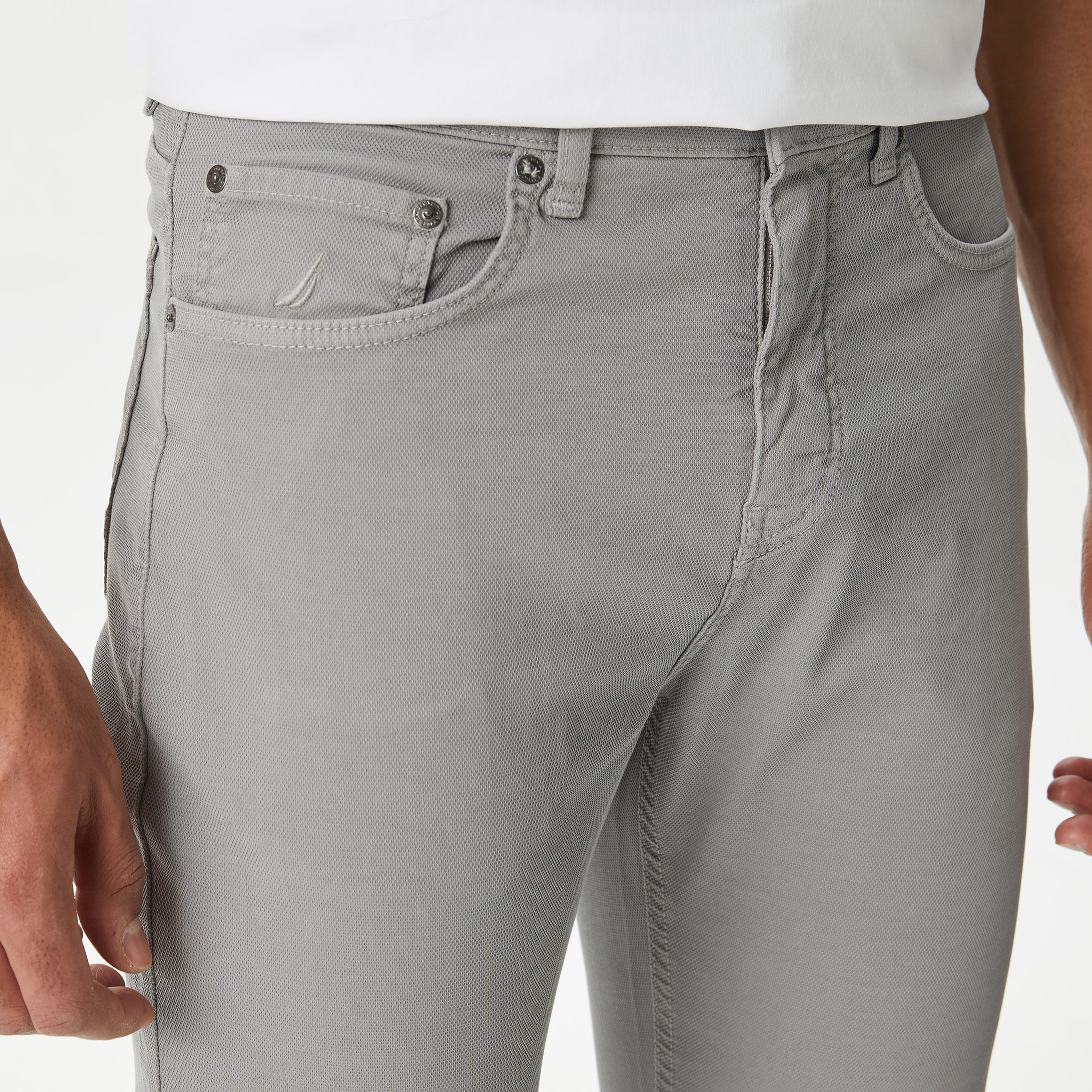 Nautica Erkek Gri Slim Fit Pantolon