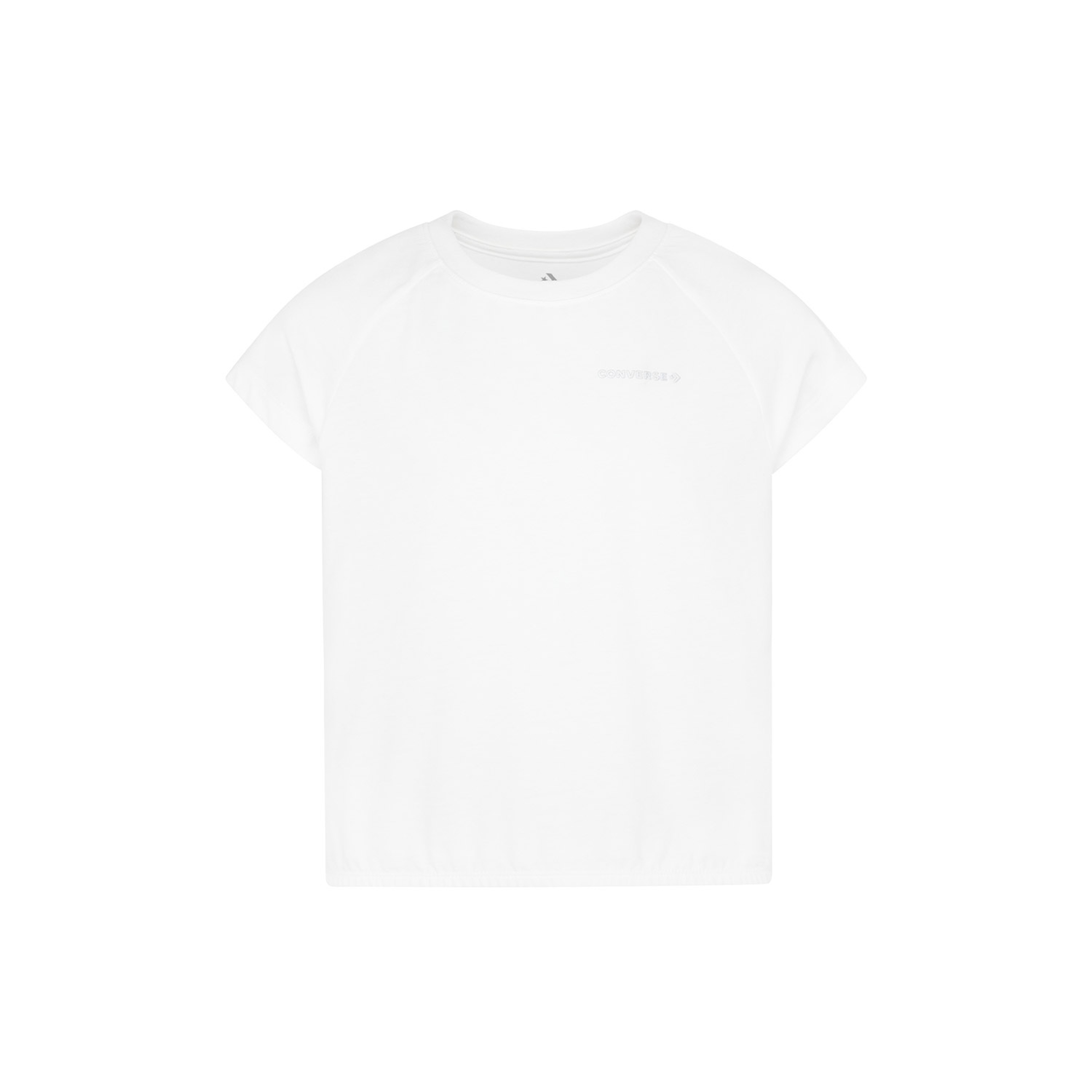 Converse Cnvg Raglan Hi Low Çocuk Beyaz T-Shirt