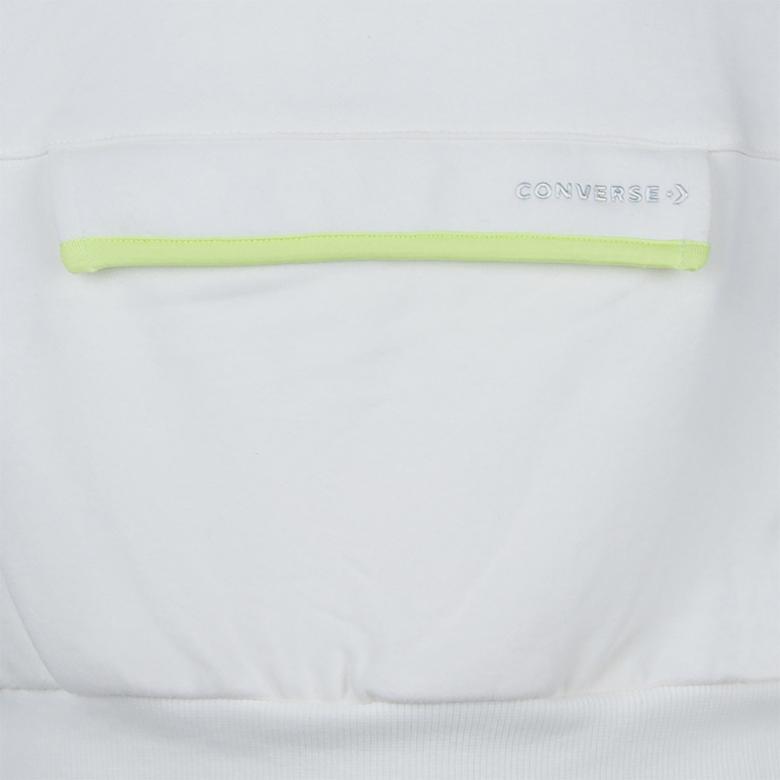 Converse Half Zip Utility Çocuk Gri Hoodie