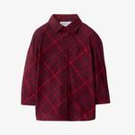Burberry Çocuk Bordo Gömlek