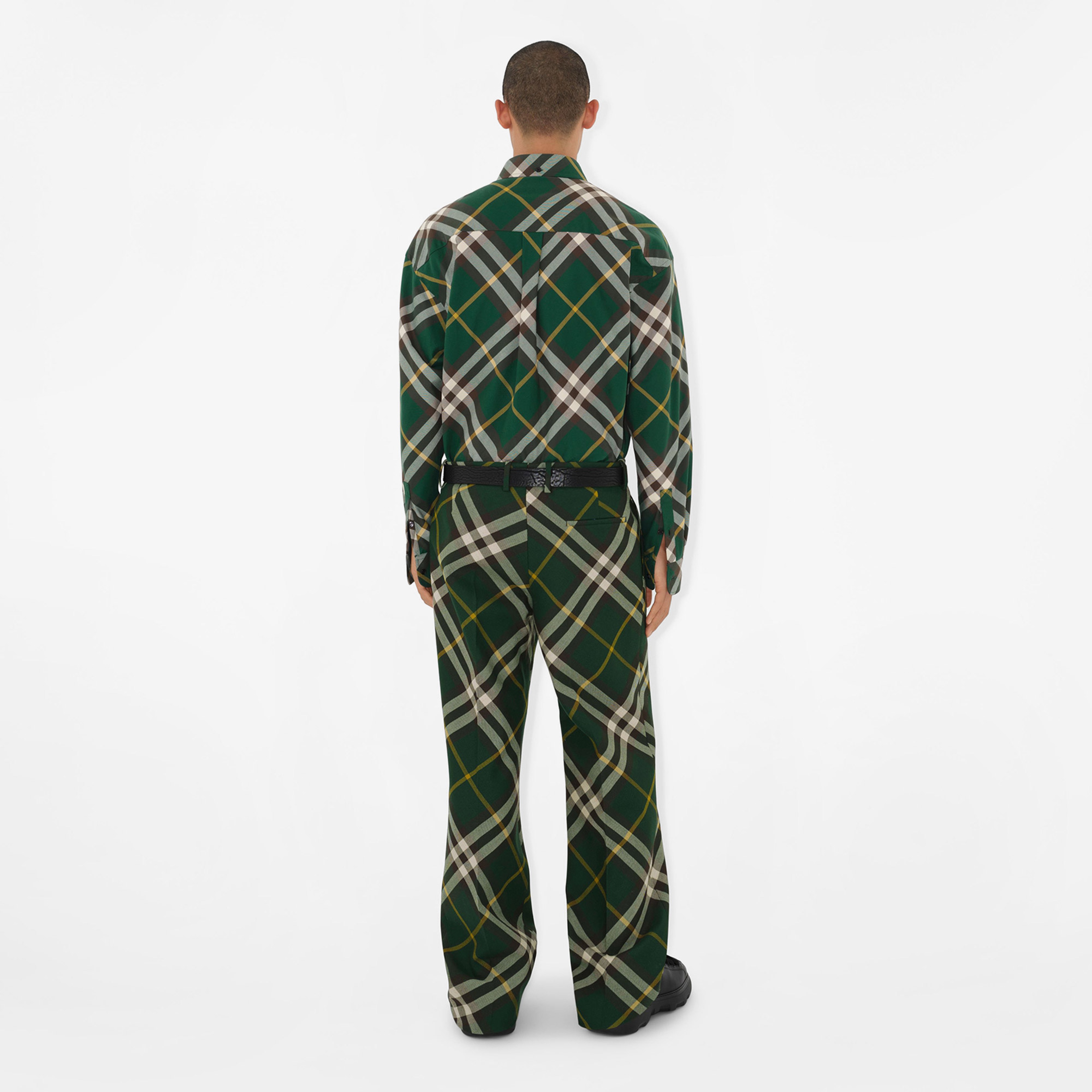 Burberry Erkek Yeşil Gömlek