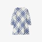 Burberry Çocuk Mavi Elbise