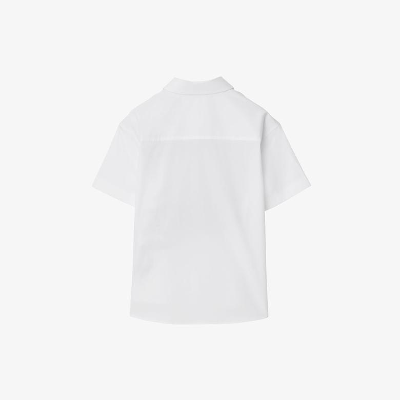 Burberry Çocuk Beyaz Gömlek