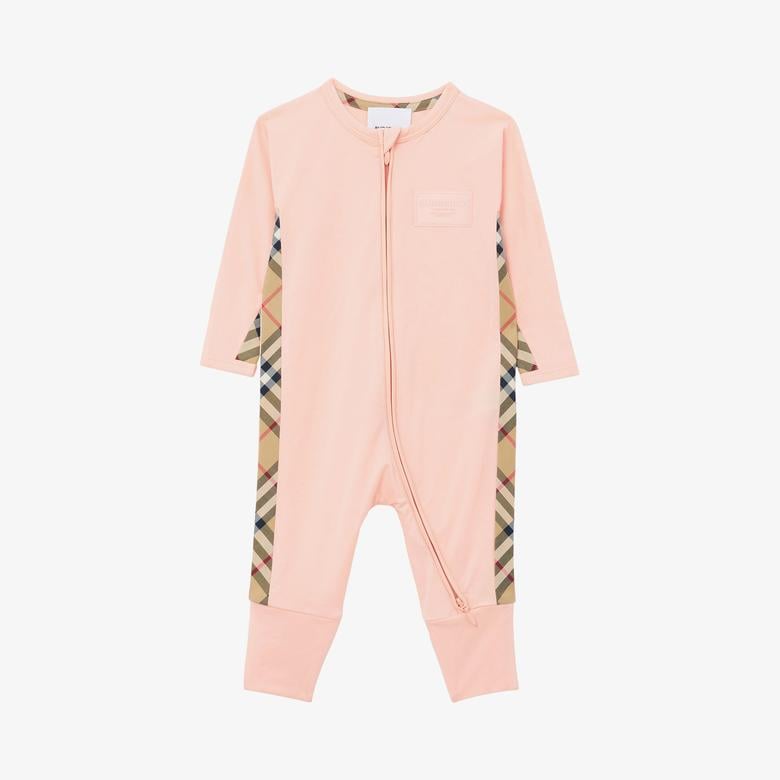 Burberry Çocuk Pembe Bebek Seti