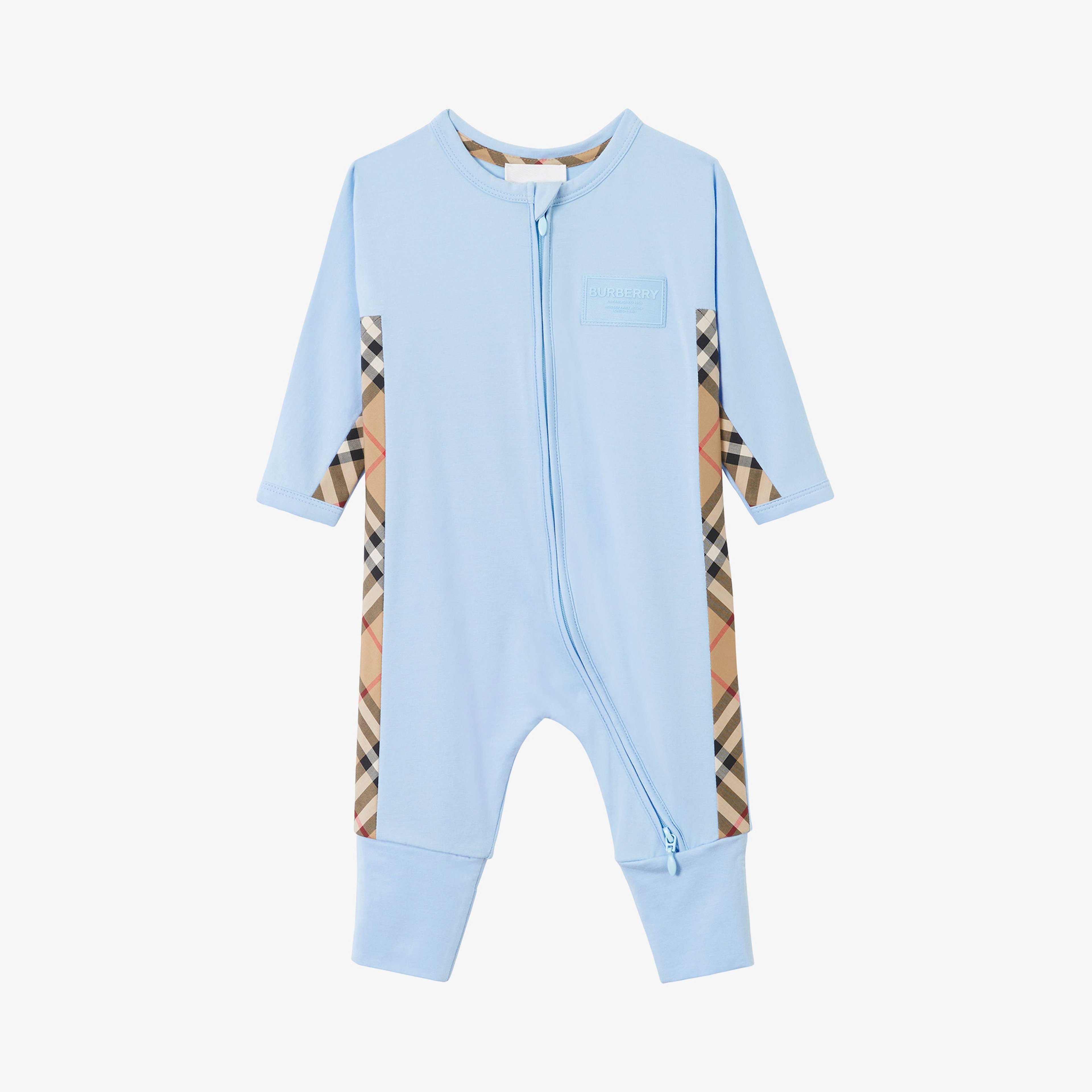 Burberry Çocuk Mavi  Bebek Seti