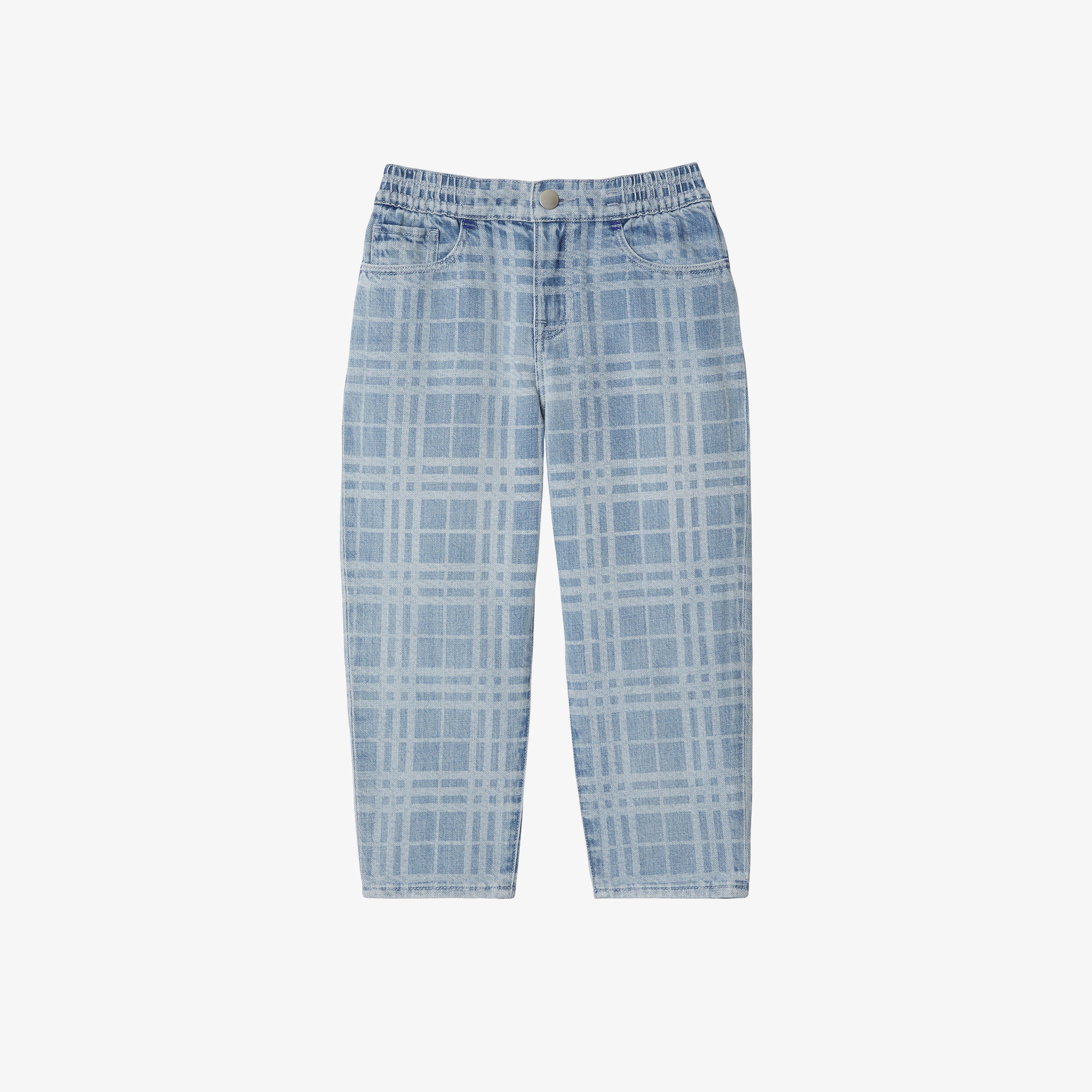 Burberry Çocuk Mavi Pantolon