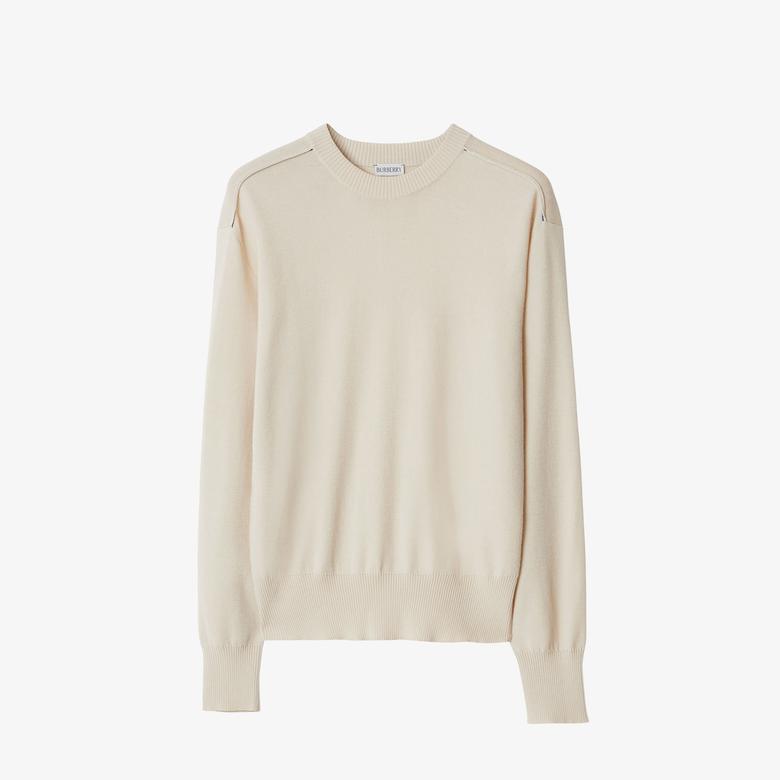 Burberry Erkek Bej Triko