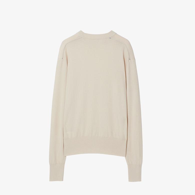 Burberry Erkek Bej Triko