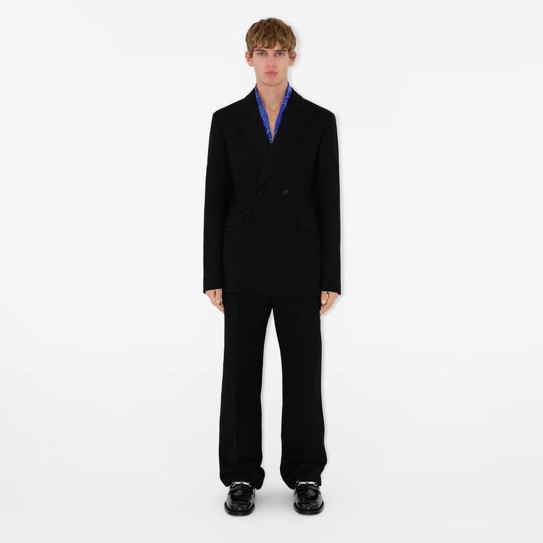 Burberry Unisex Lacivert Eşarp