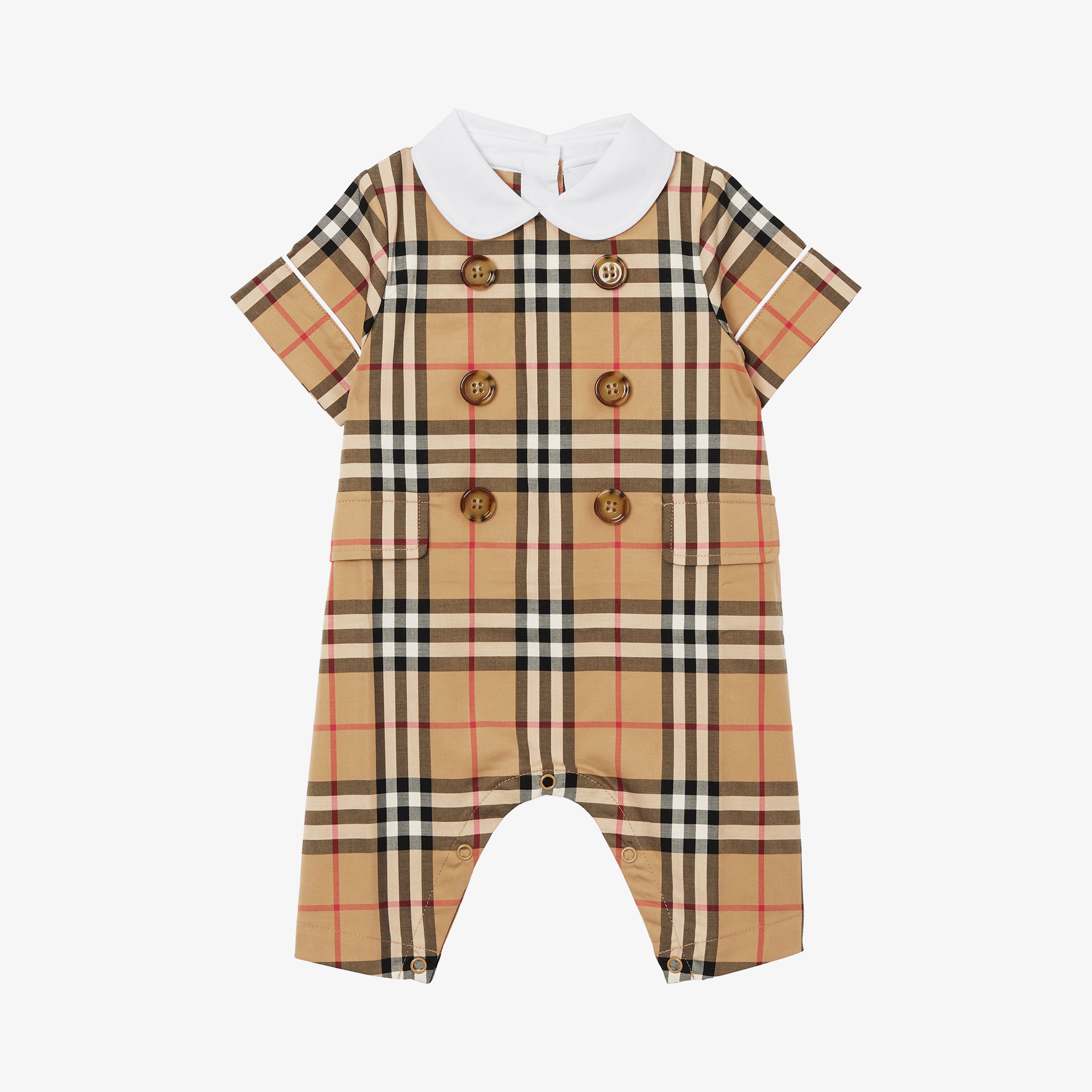 Burberry Çocuk Bej Çocuk Tulumu