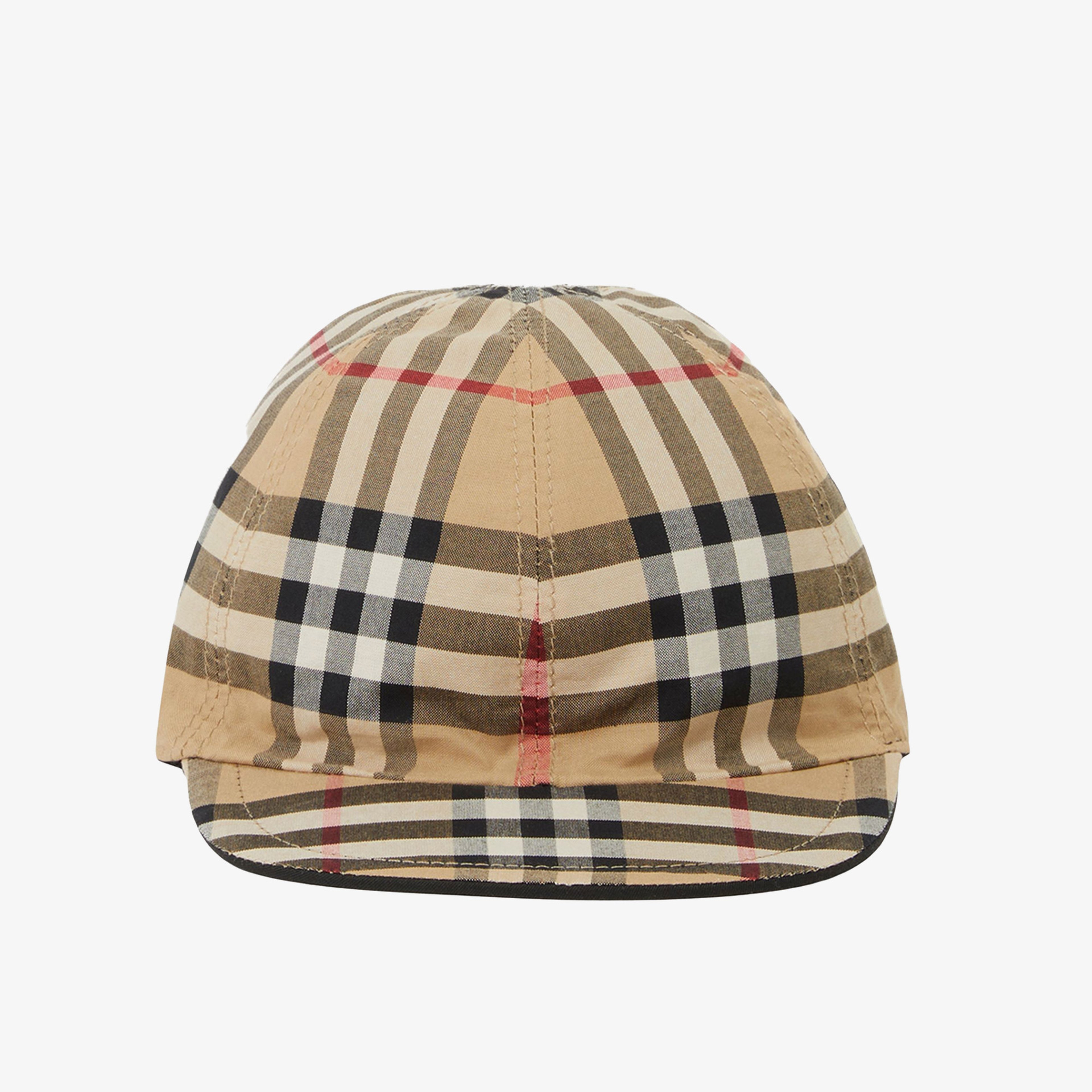 Burberry Çift Taraflı Kareli Çocuk Şapka
