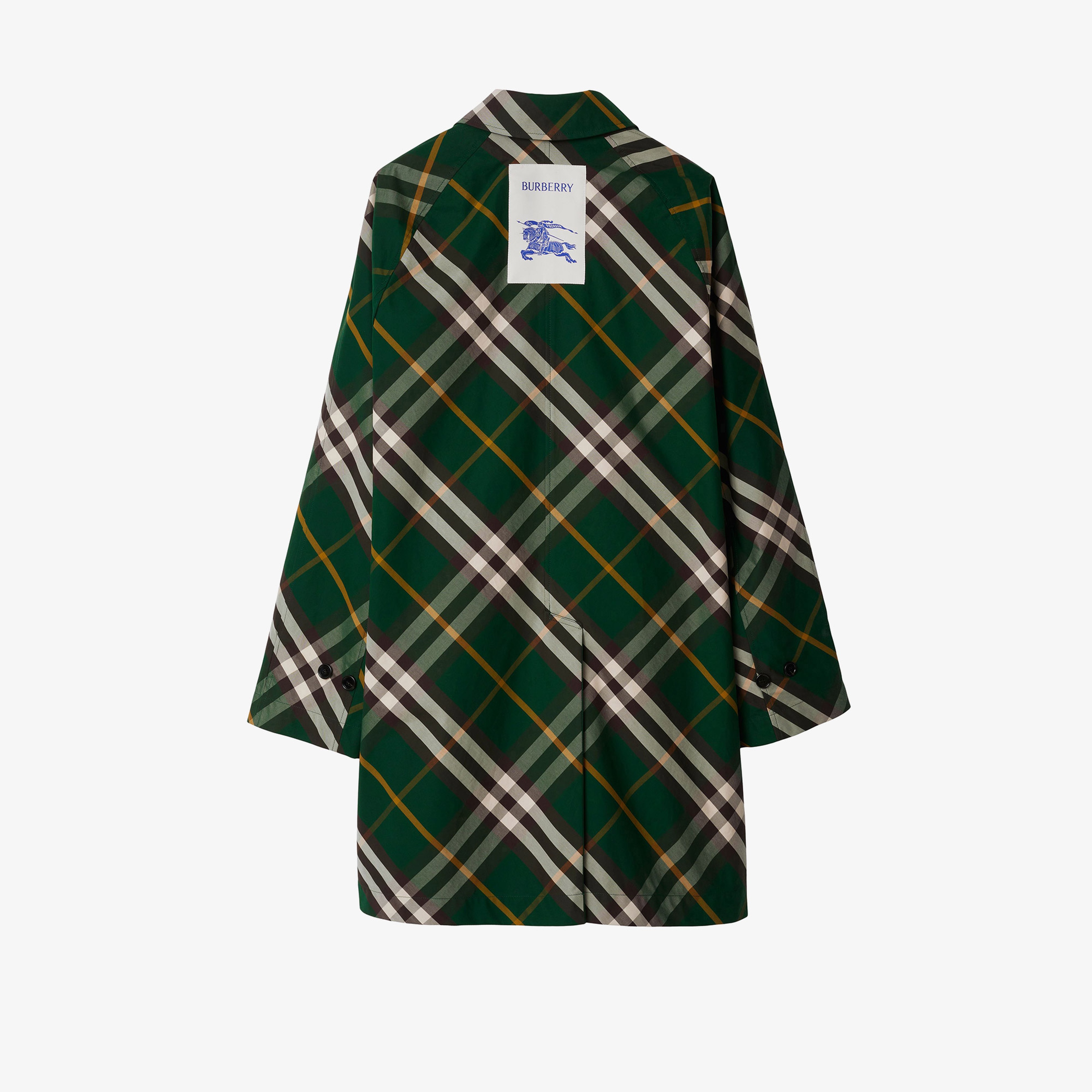 Burberry Erkek Yeşil Pardesü