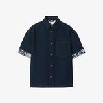 Burberry Erkek Lacivert Gömlek