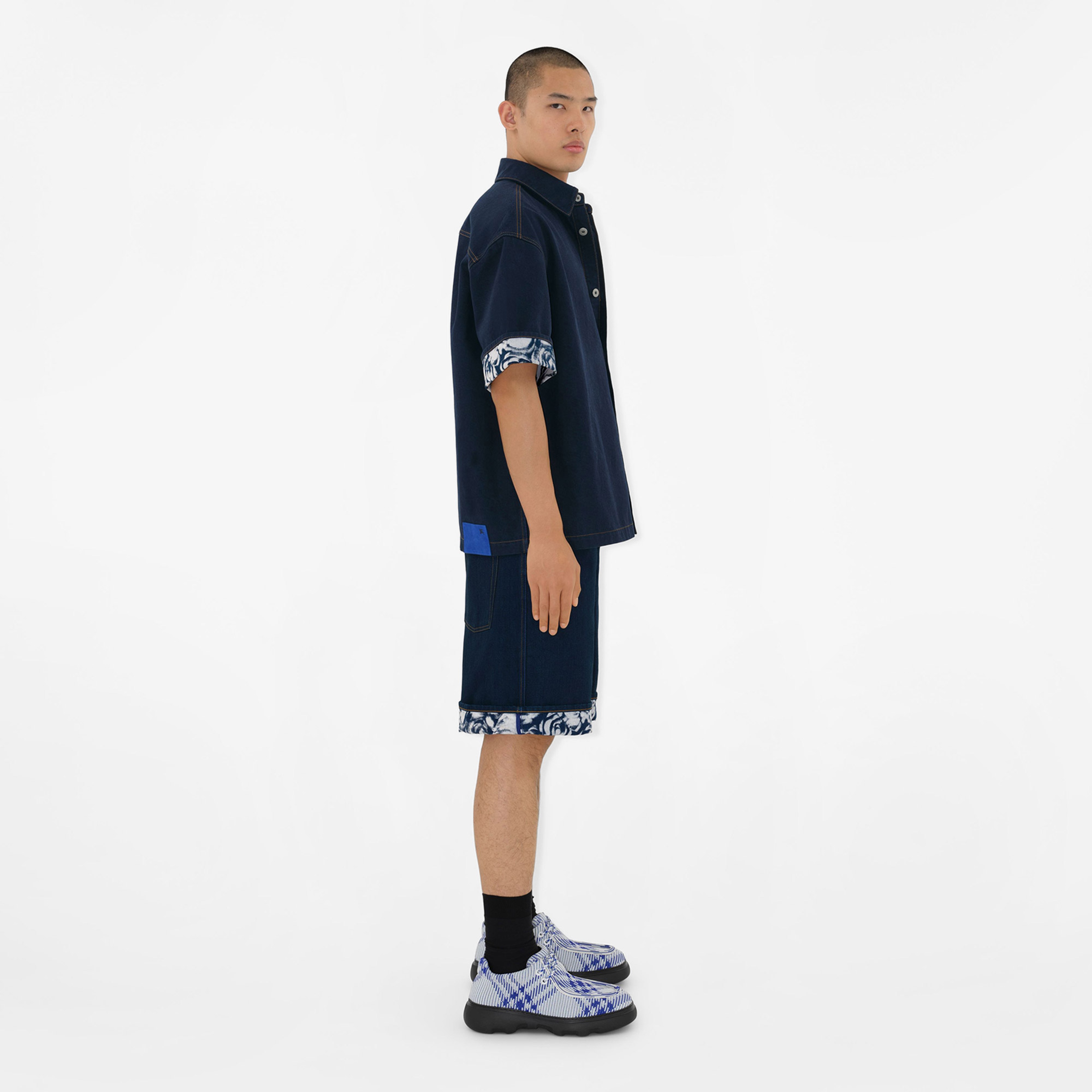 Burberry Erkek Lacivert Gömlek