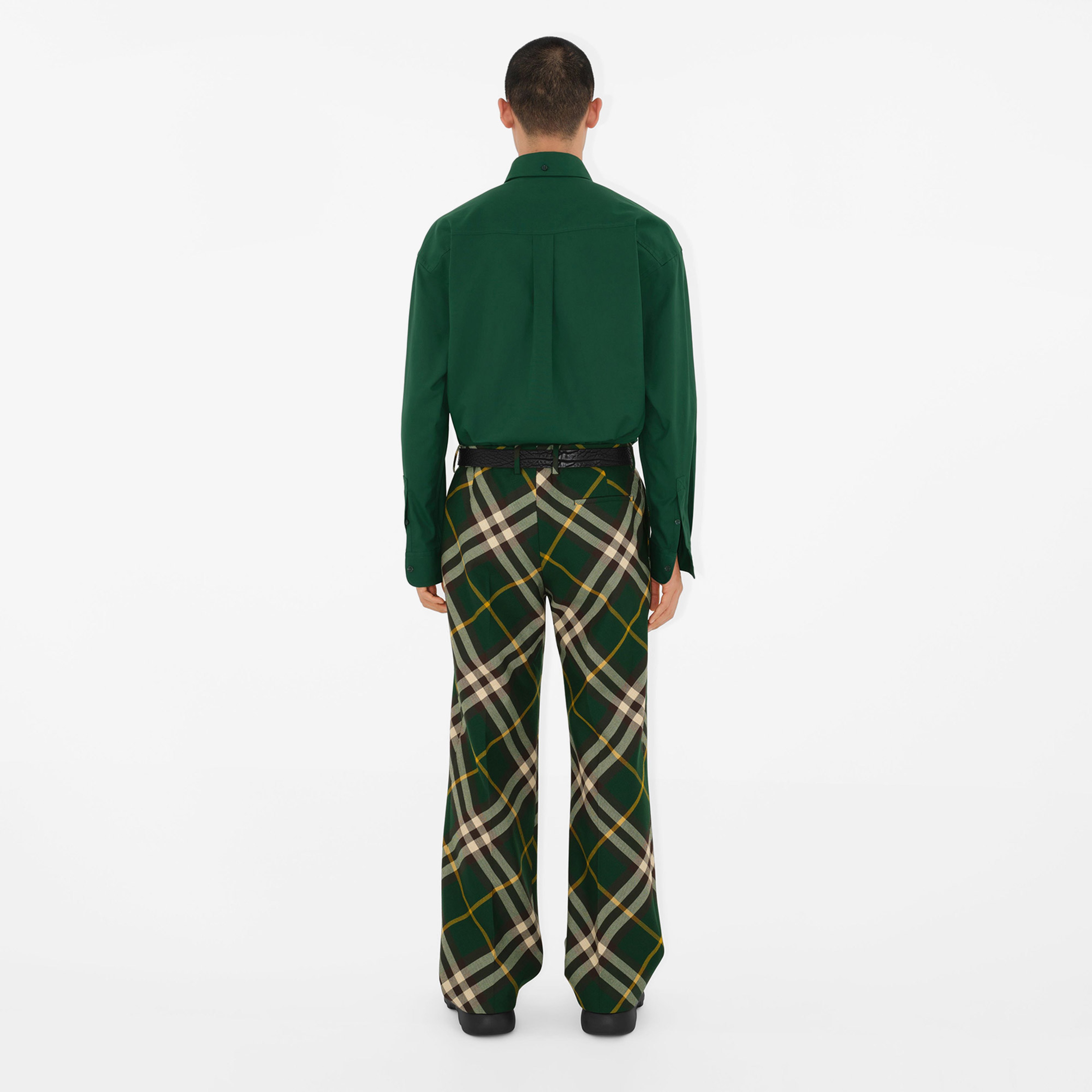 Burberry Erkek Yeşil Gömlek