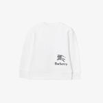 Burberry Çocuk Beyaz Sweatshirt