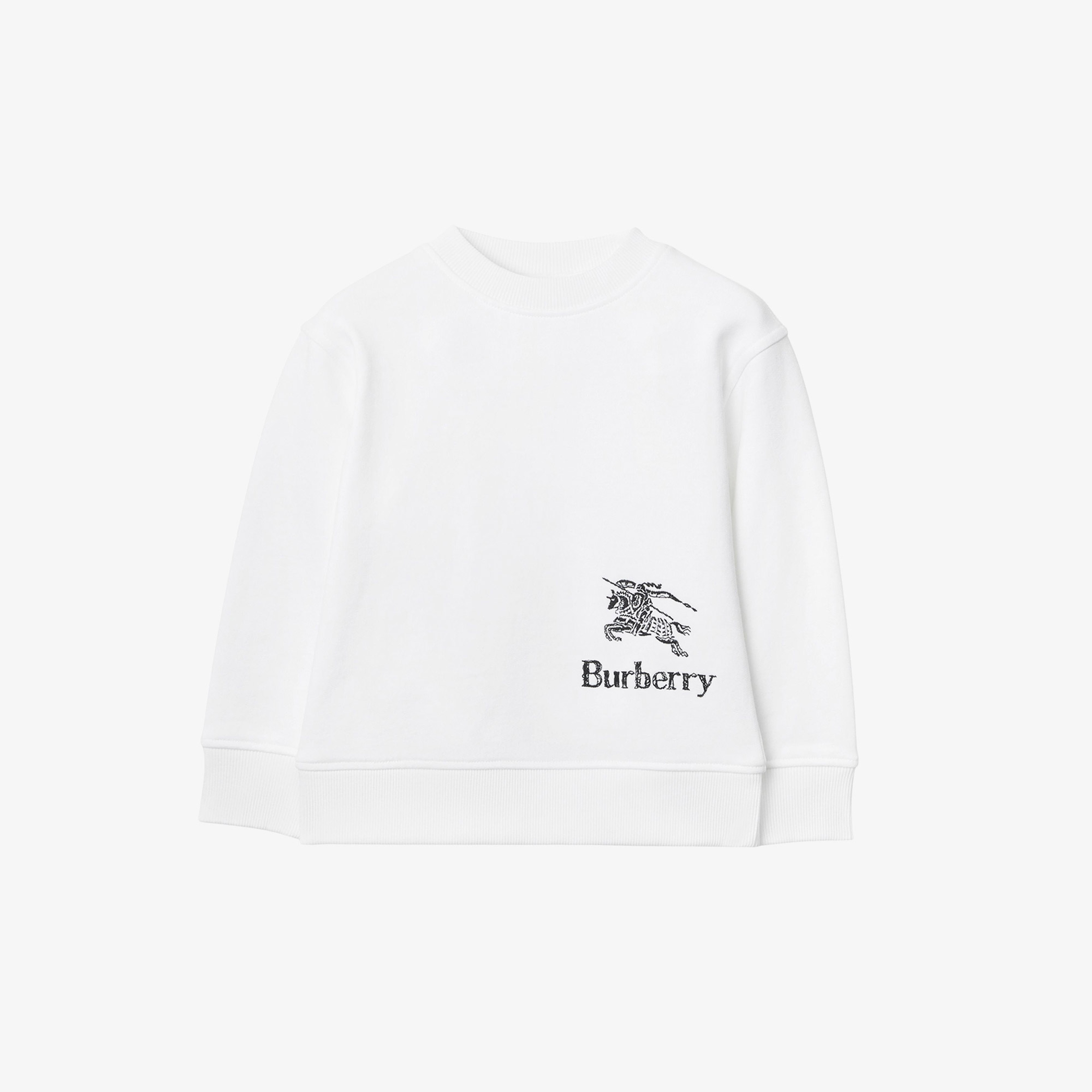 Burberry Çocuk Beyaz Sweatshirt