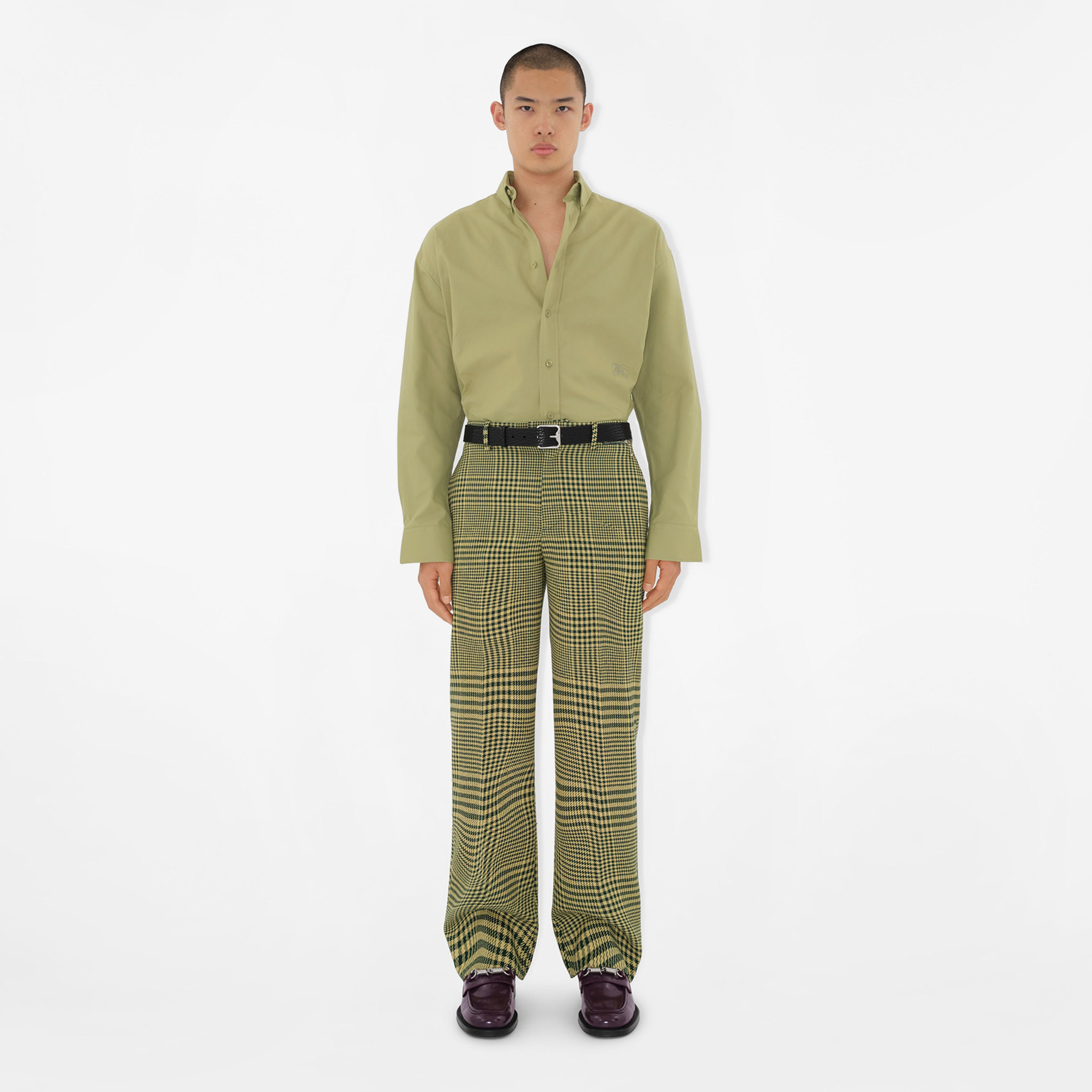 Burberry Erkek Bej Gömlek