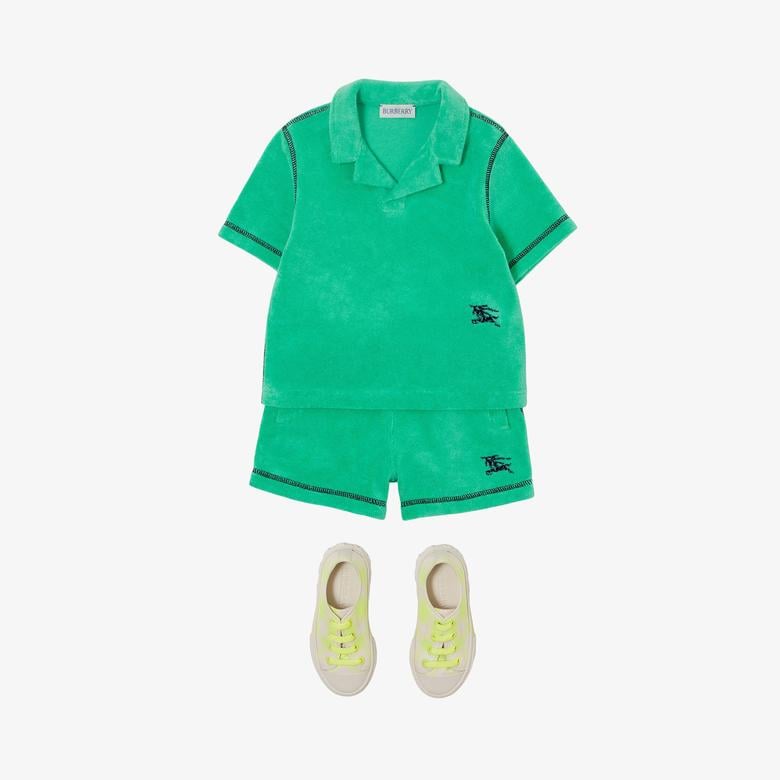 Burberry Çocuk Yeşil Polo