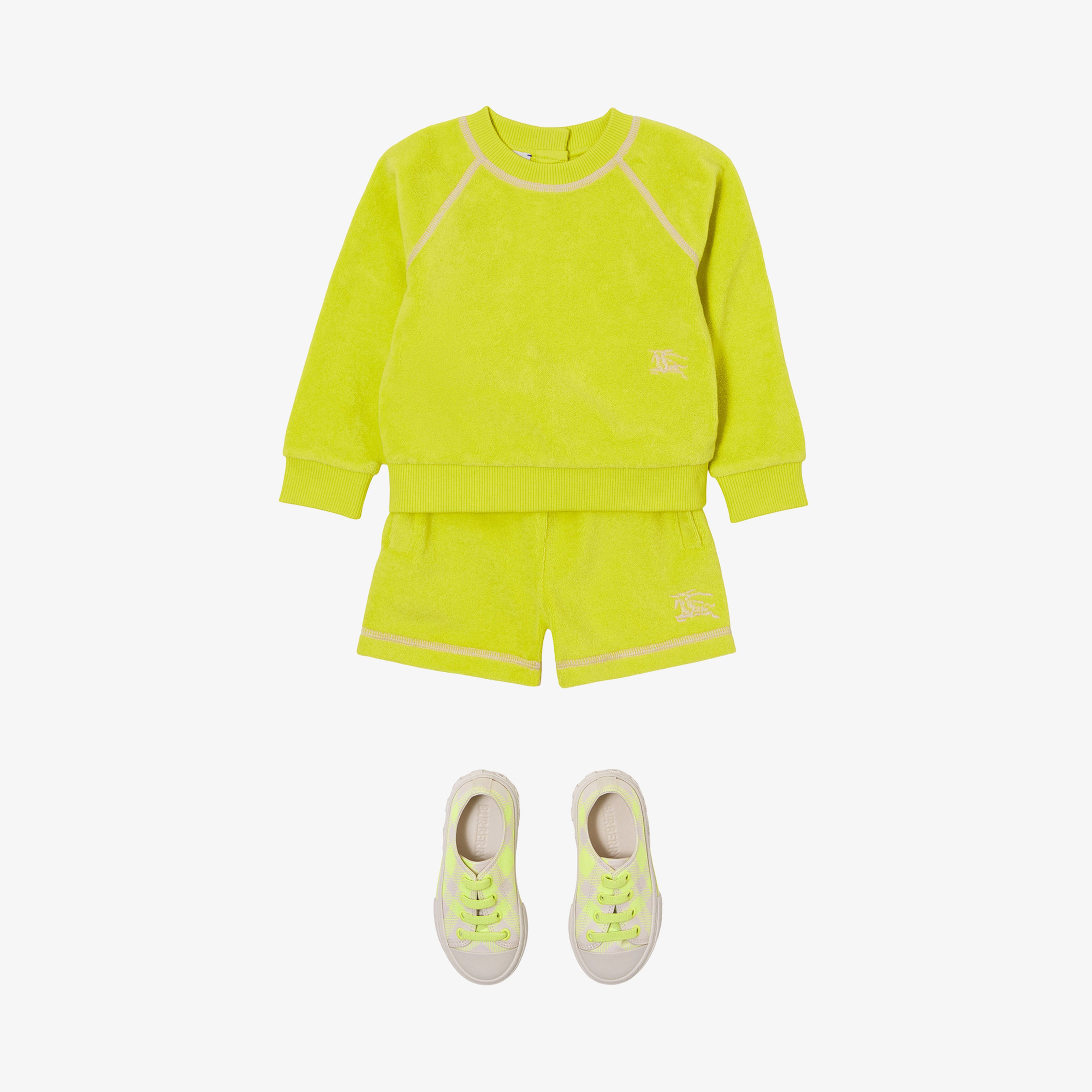 Burberry Çocuk Sarı Sweatshirt