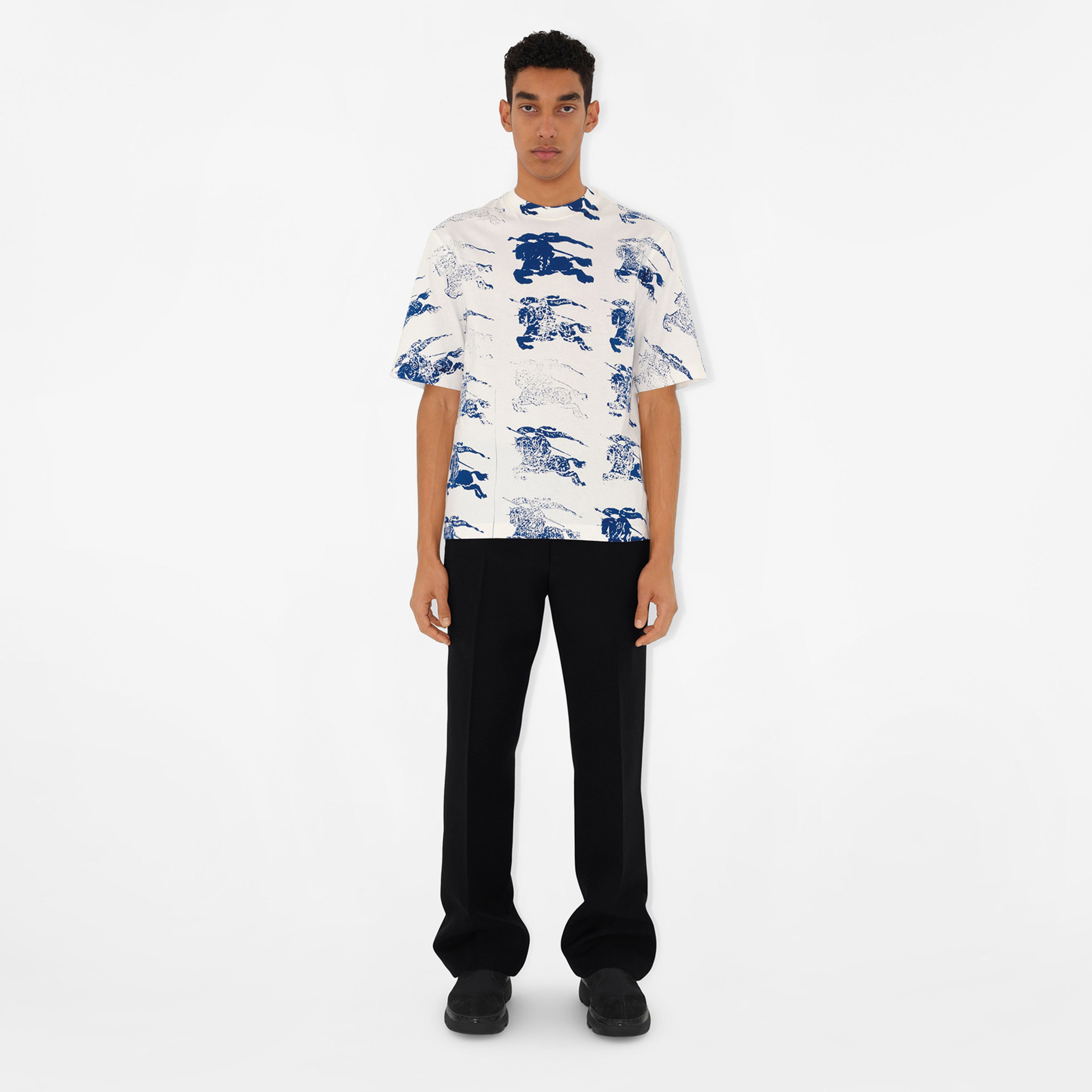 Burberry Erkek Renkli Tshirt