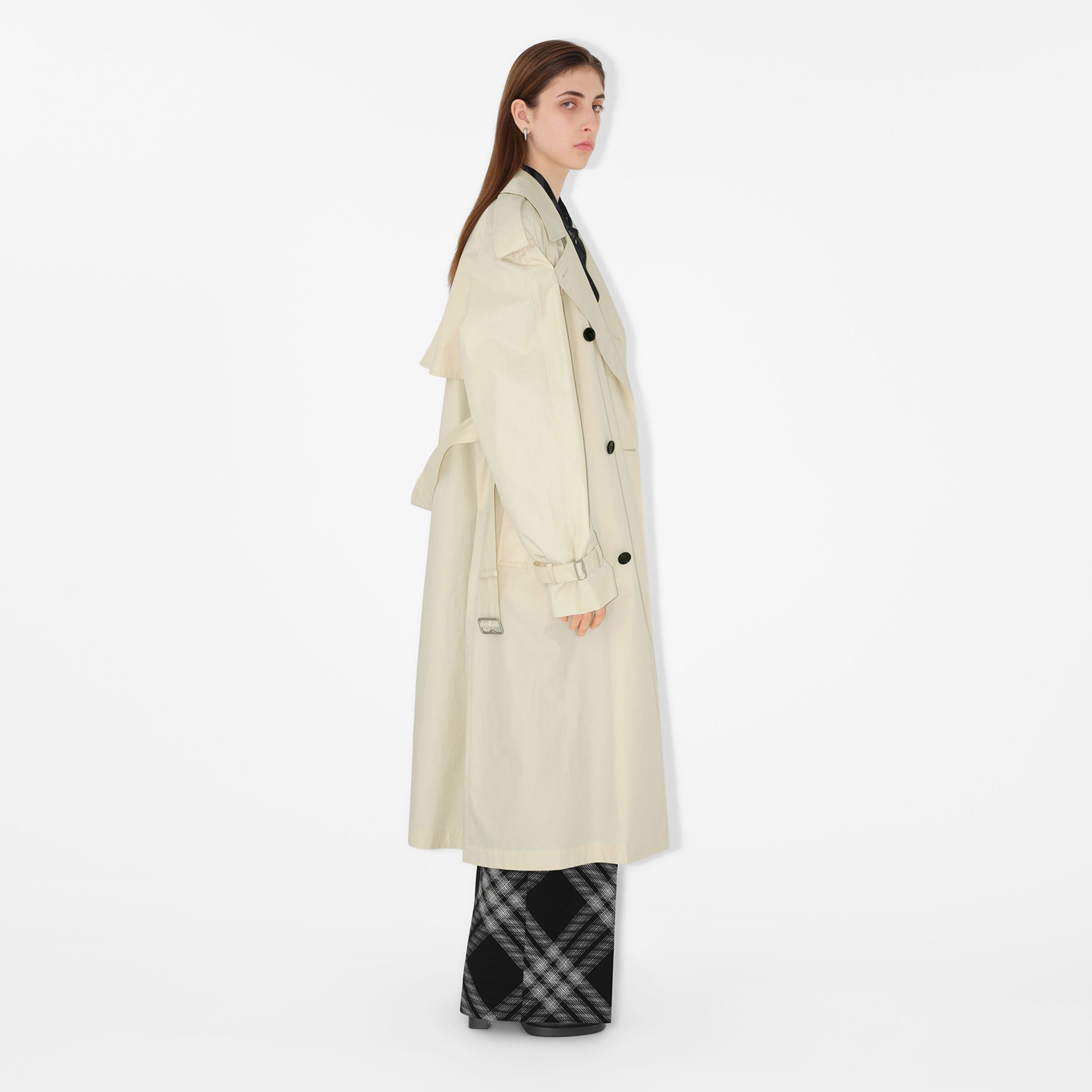 Kadın Krem Pardesü