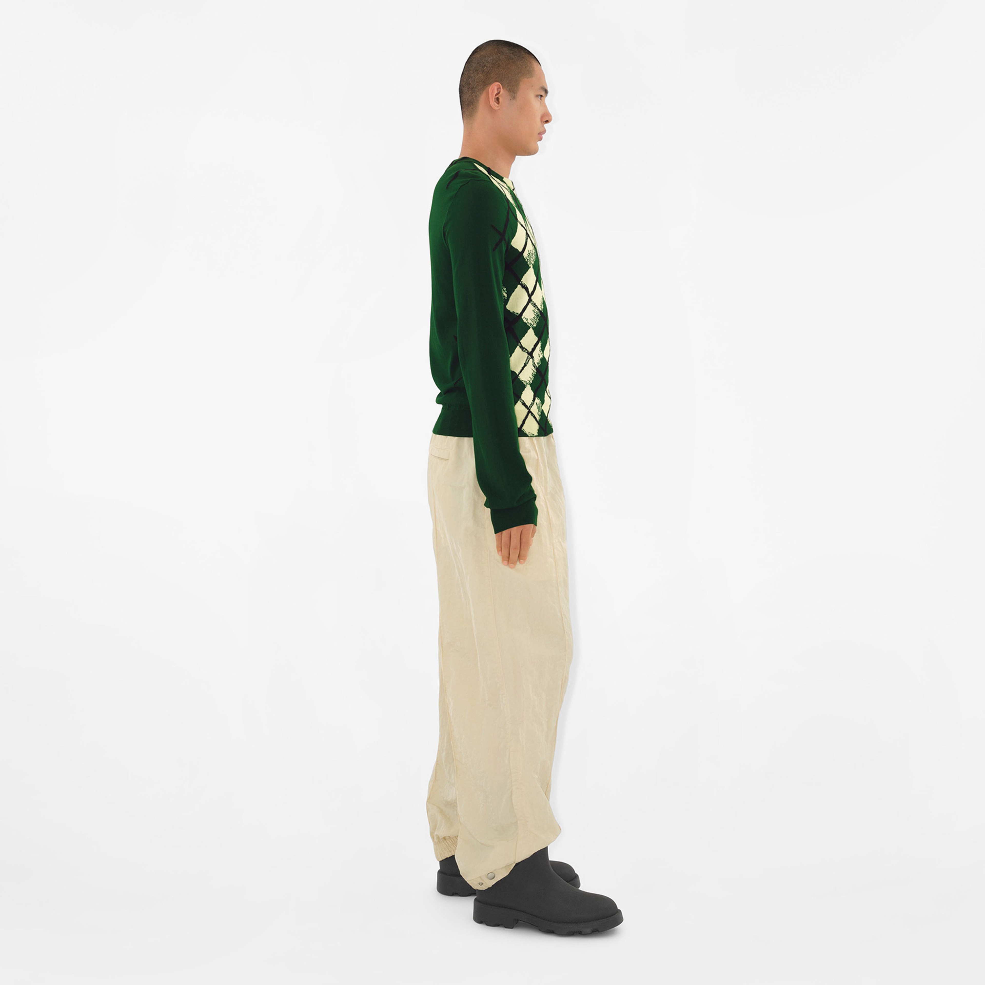 Burberry Erkek Yeşil Triko