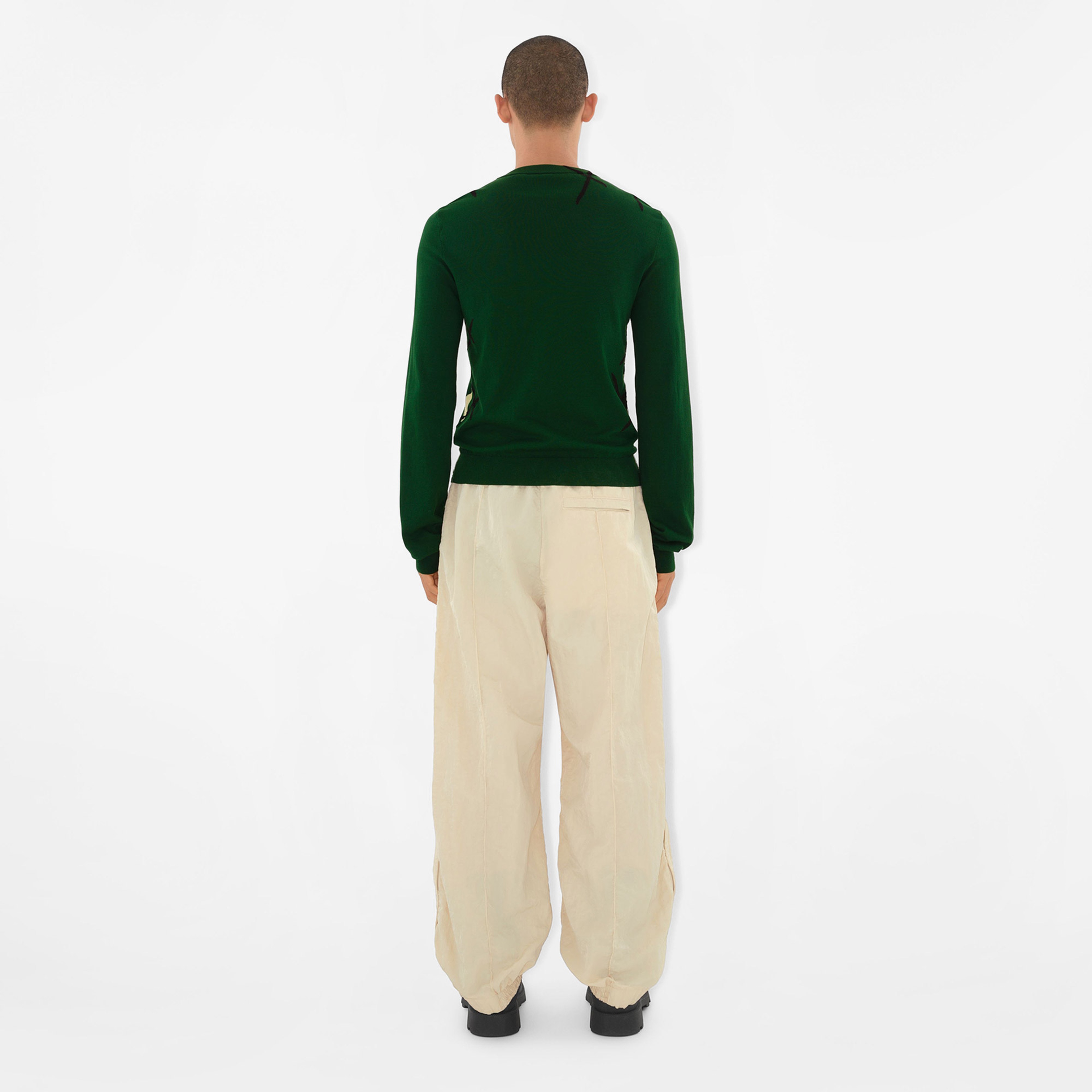 Burberry Erkek Yeşil Triko