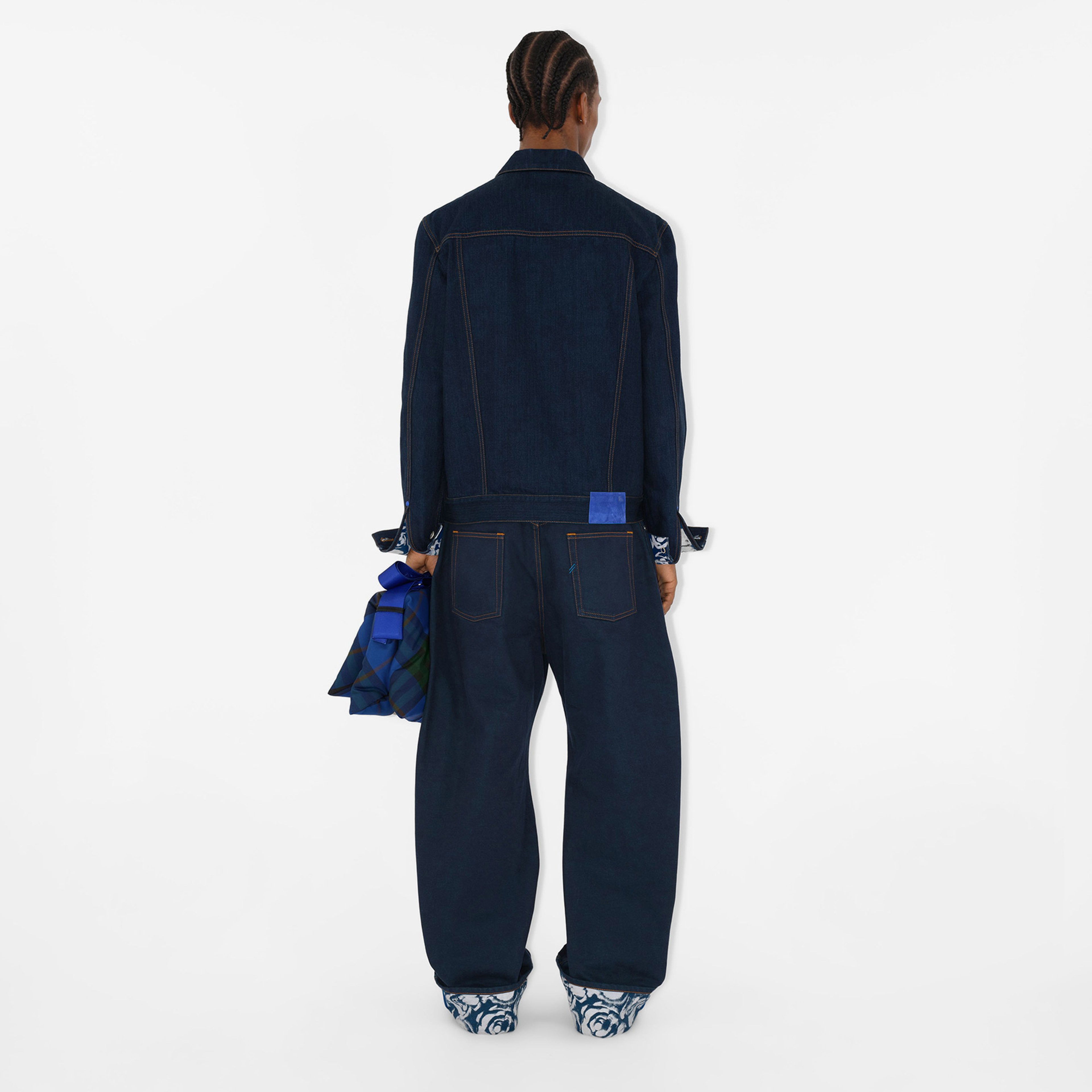 Burberry Erkek Lacivert Mont