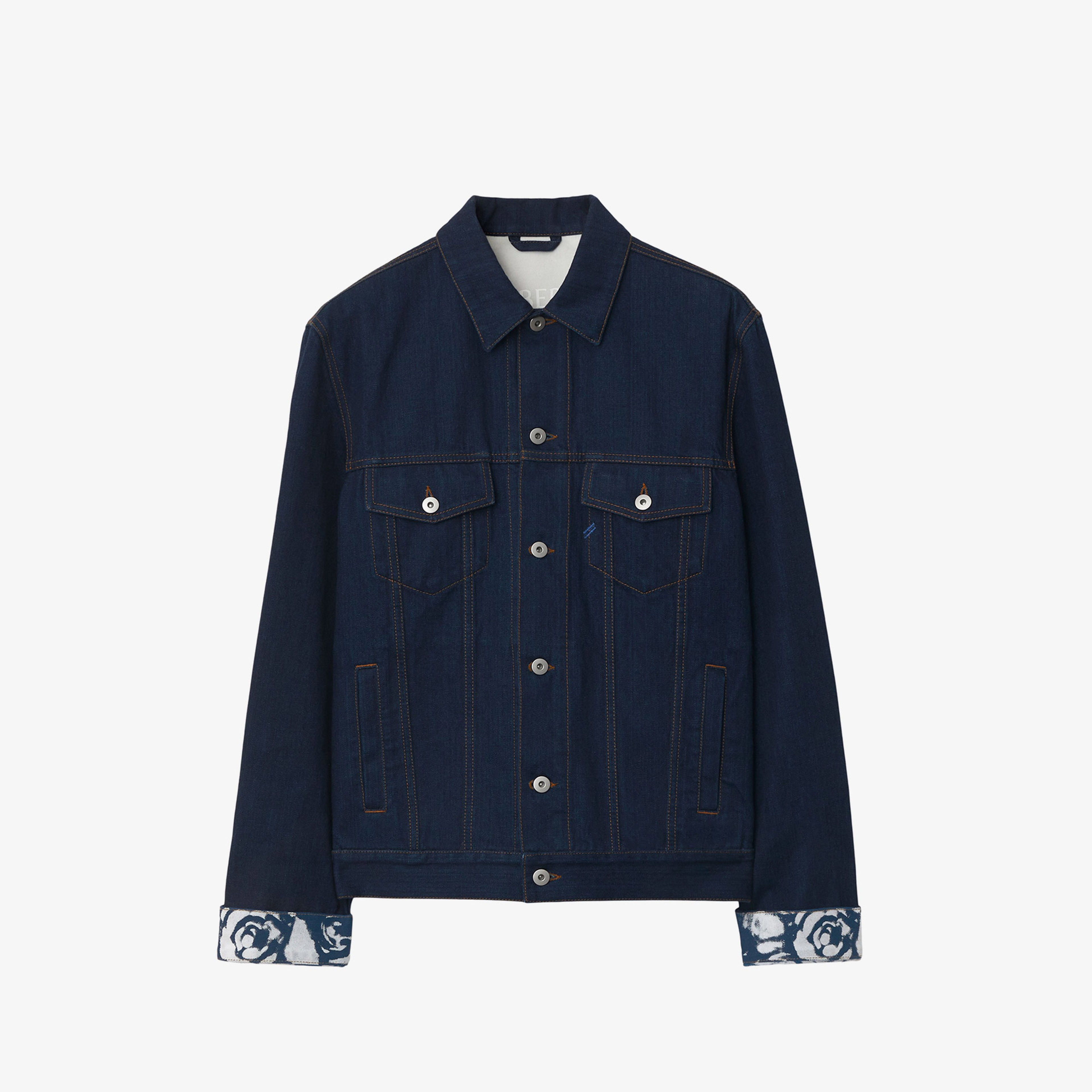 Burberry Erkek Lacivert Mont