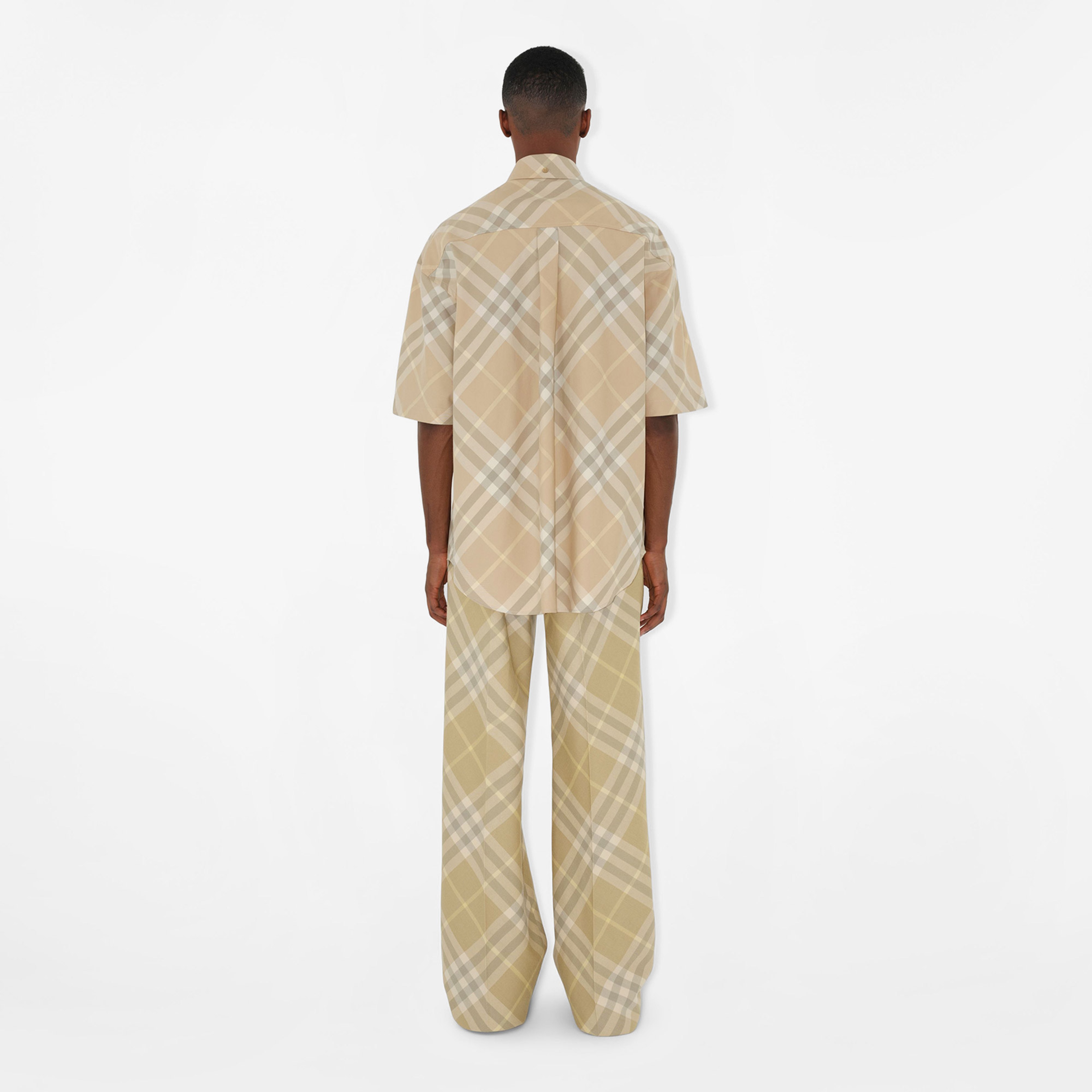 Burberry Erkek Bej Gömlek