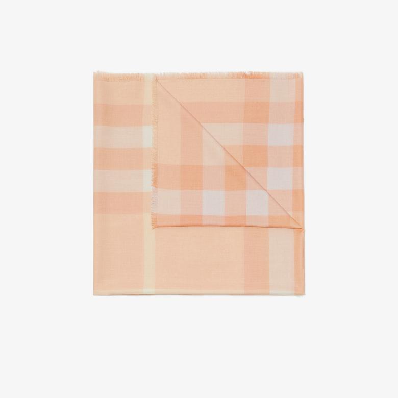 Burberry Unisex Pembe Atkı