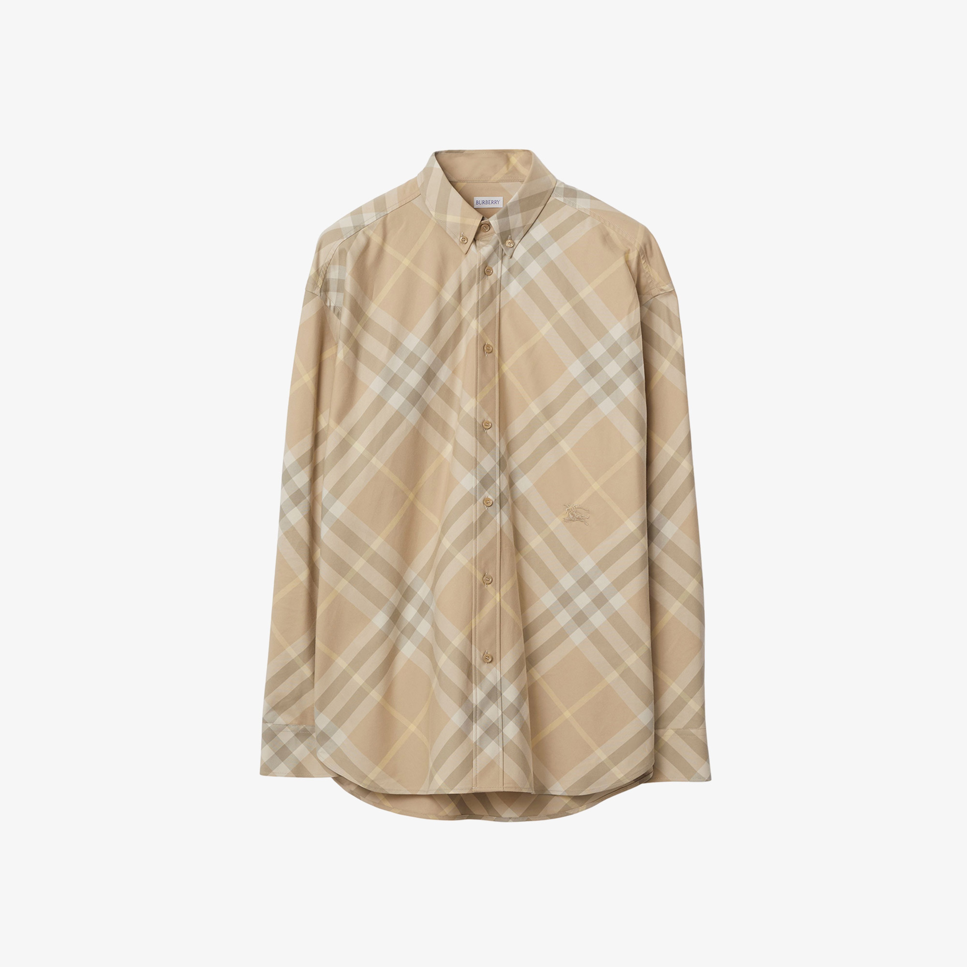 Burberry Erkek Bej Gömlek