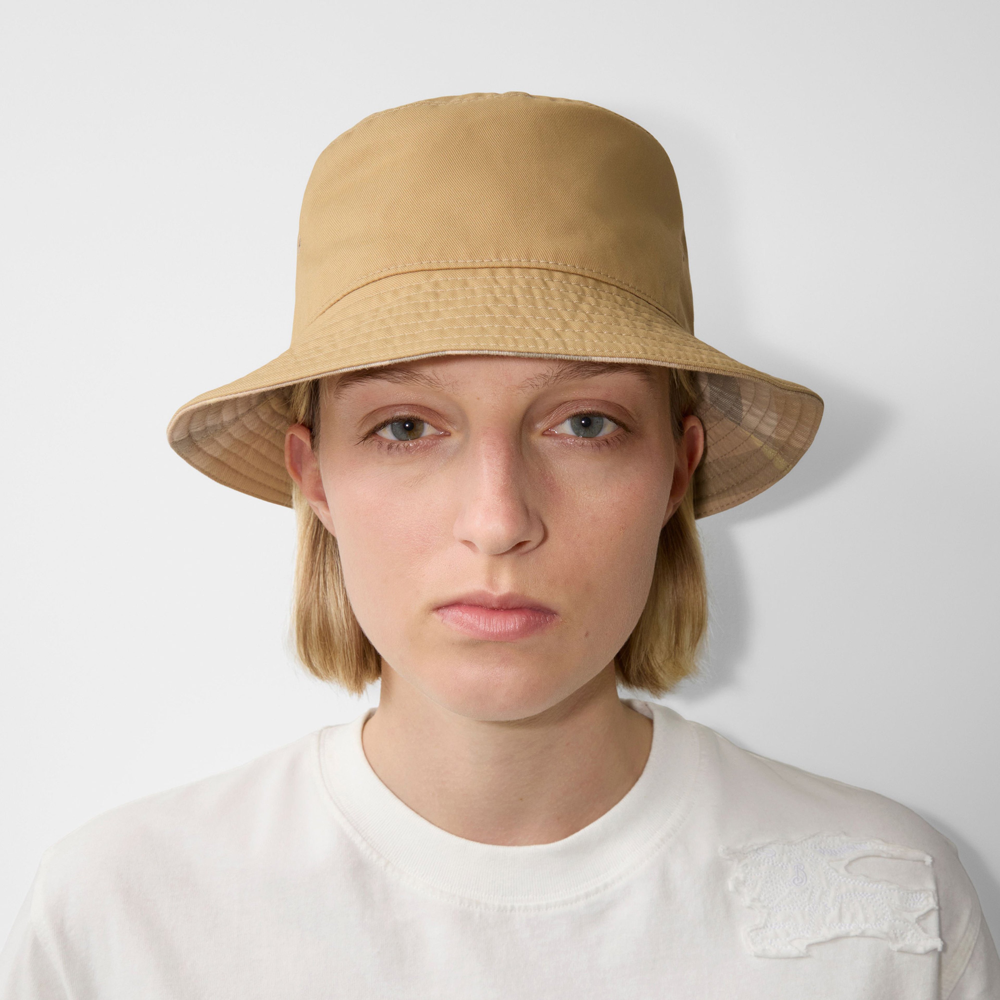 Burberry Unisex Bej Şapka