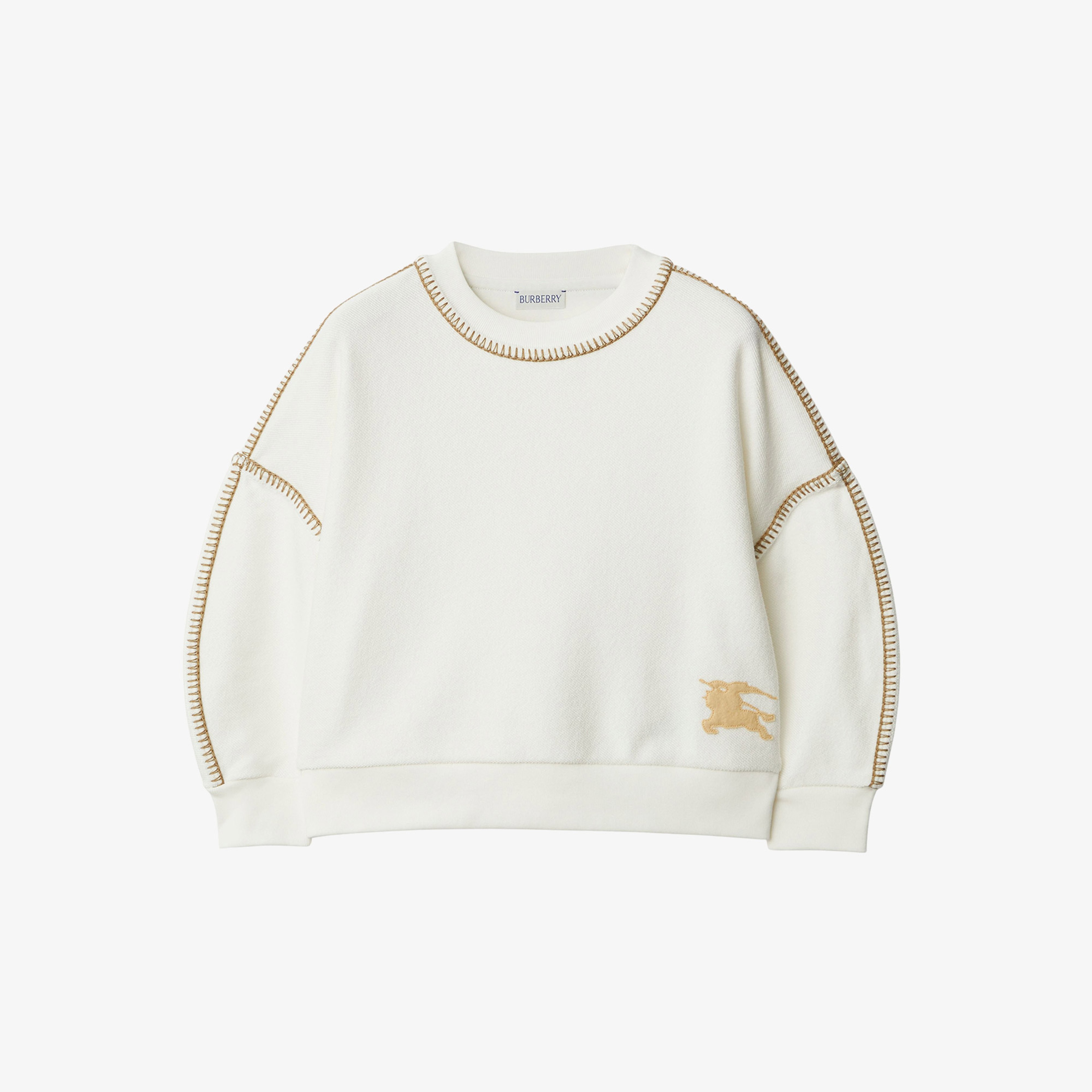 Burberry Çocuk Beyaz Sweatshirt