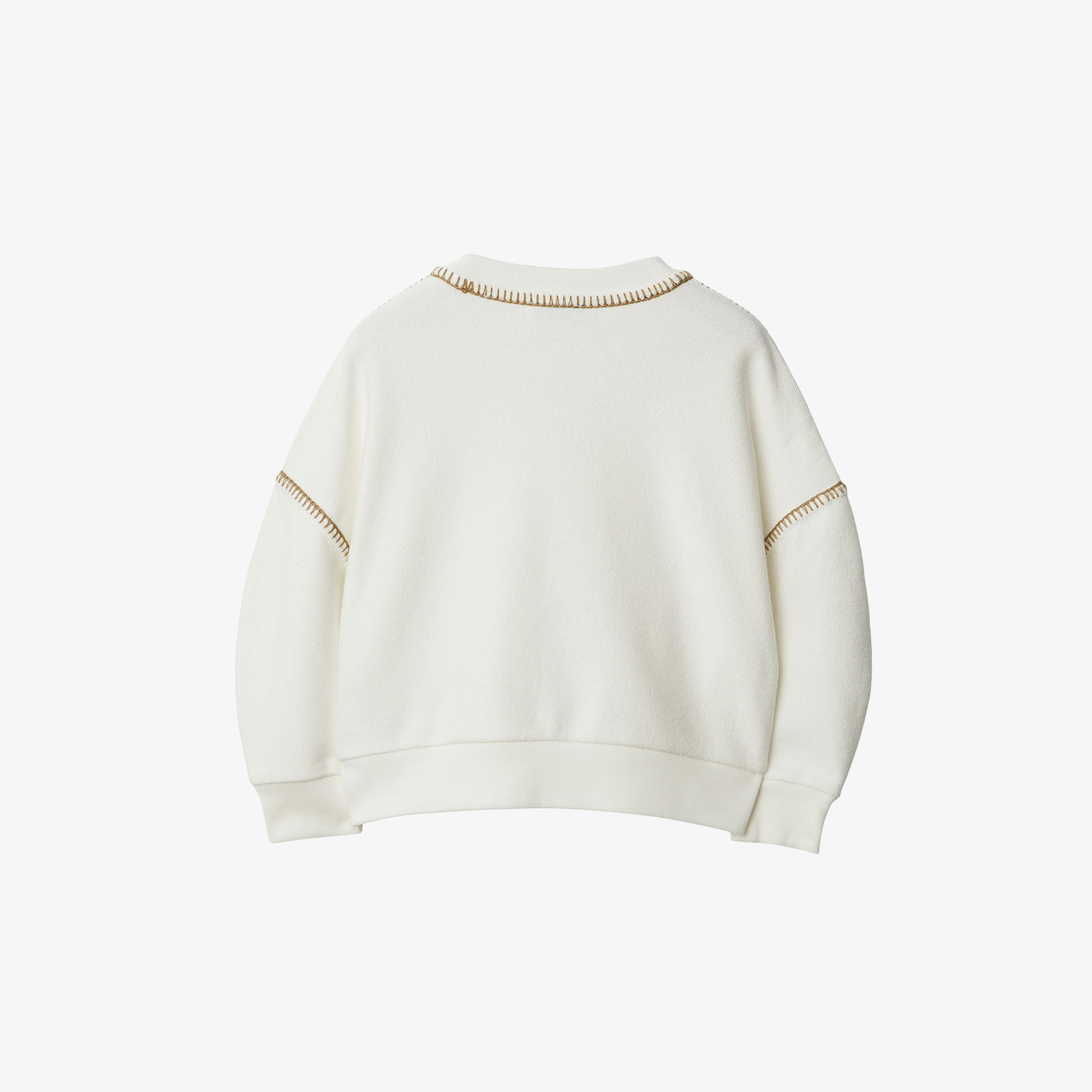 Burberry Çocuk Beyaz Sweatshirt