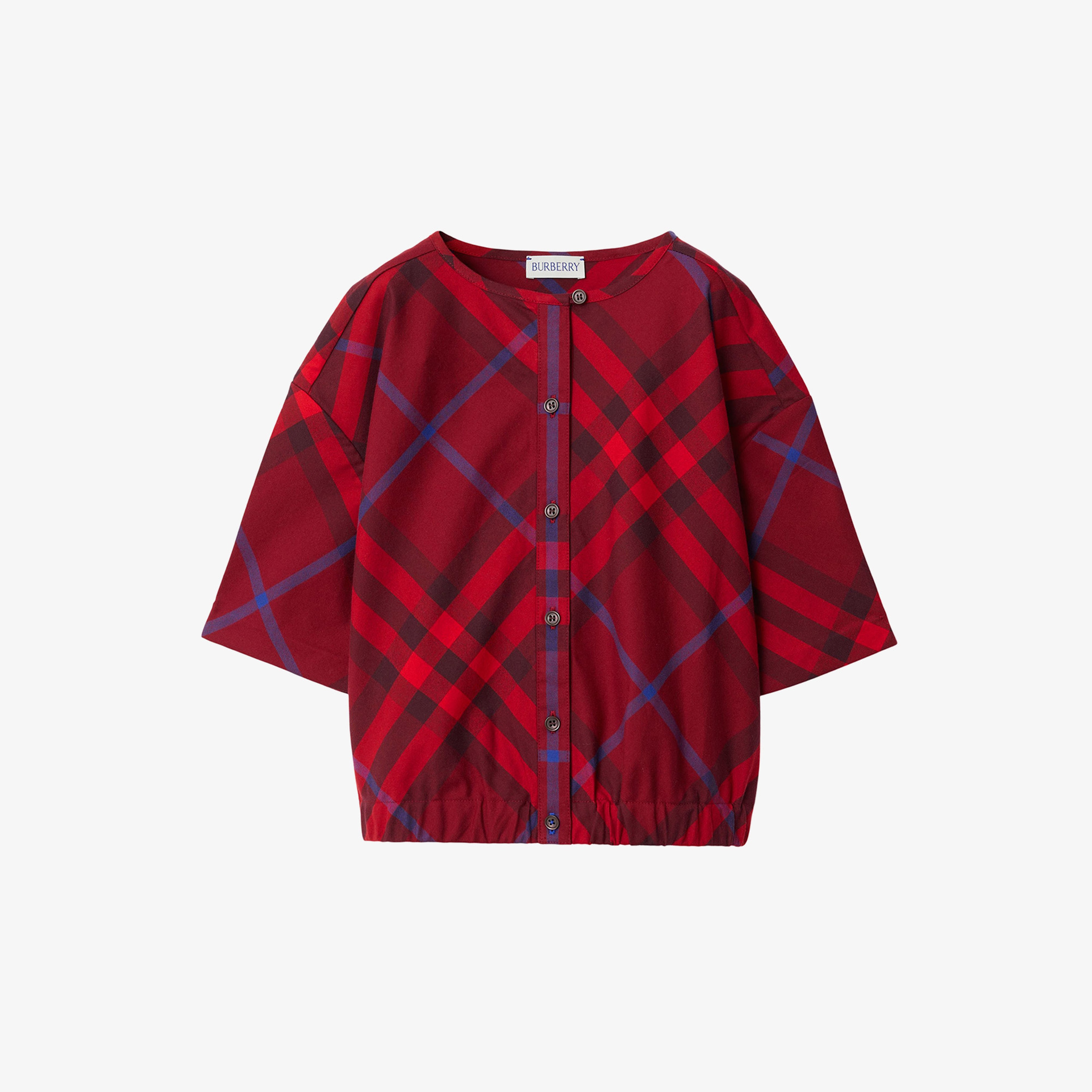 Burberry Çocuk Kırmızı Gömlek