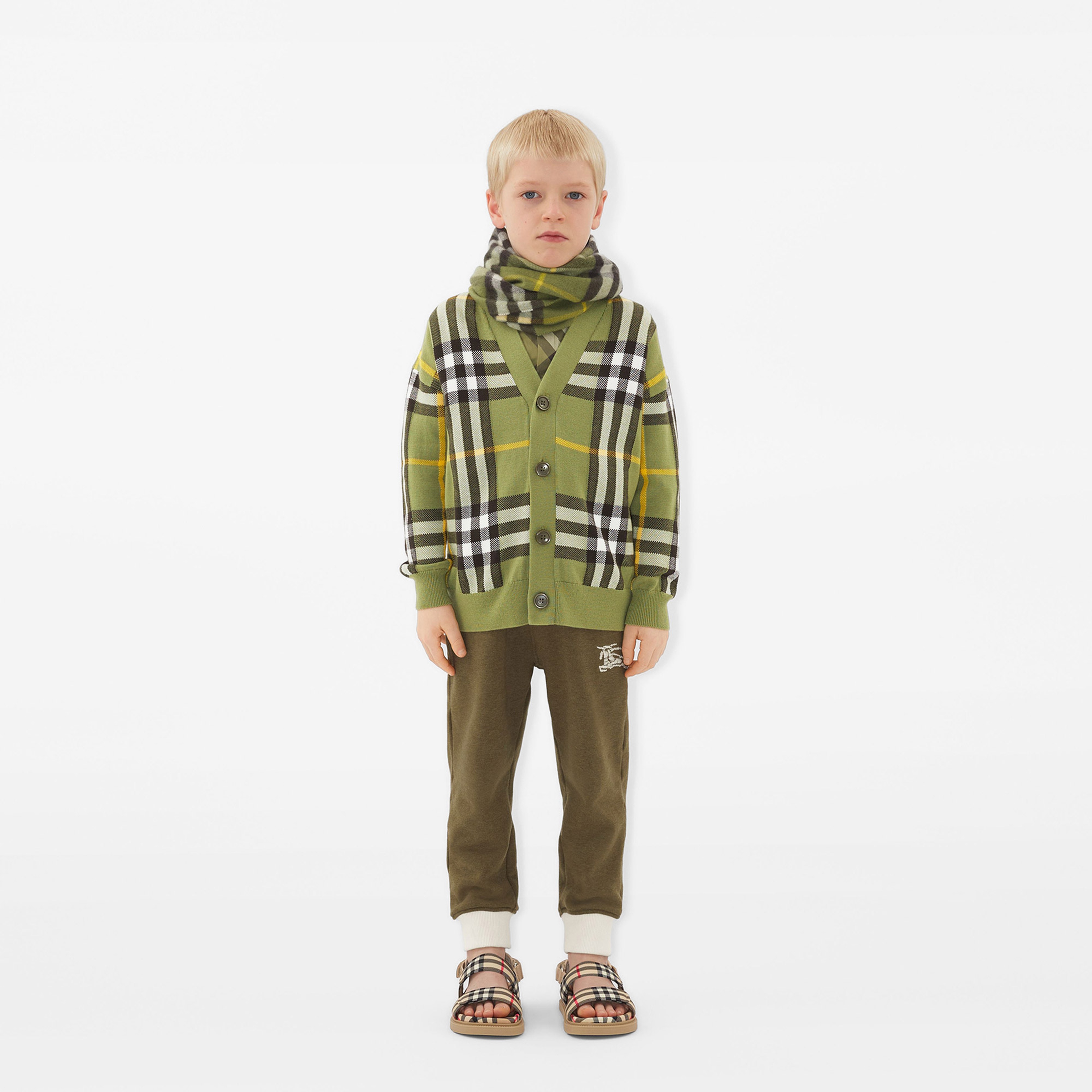 Burberry Çocuk Haki  Hırka