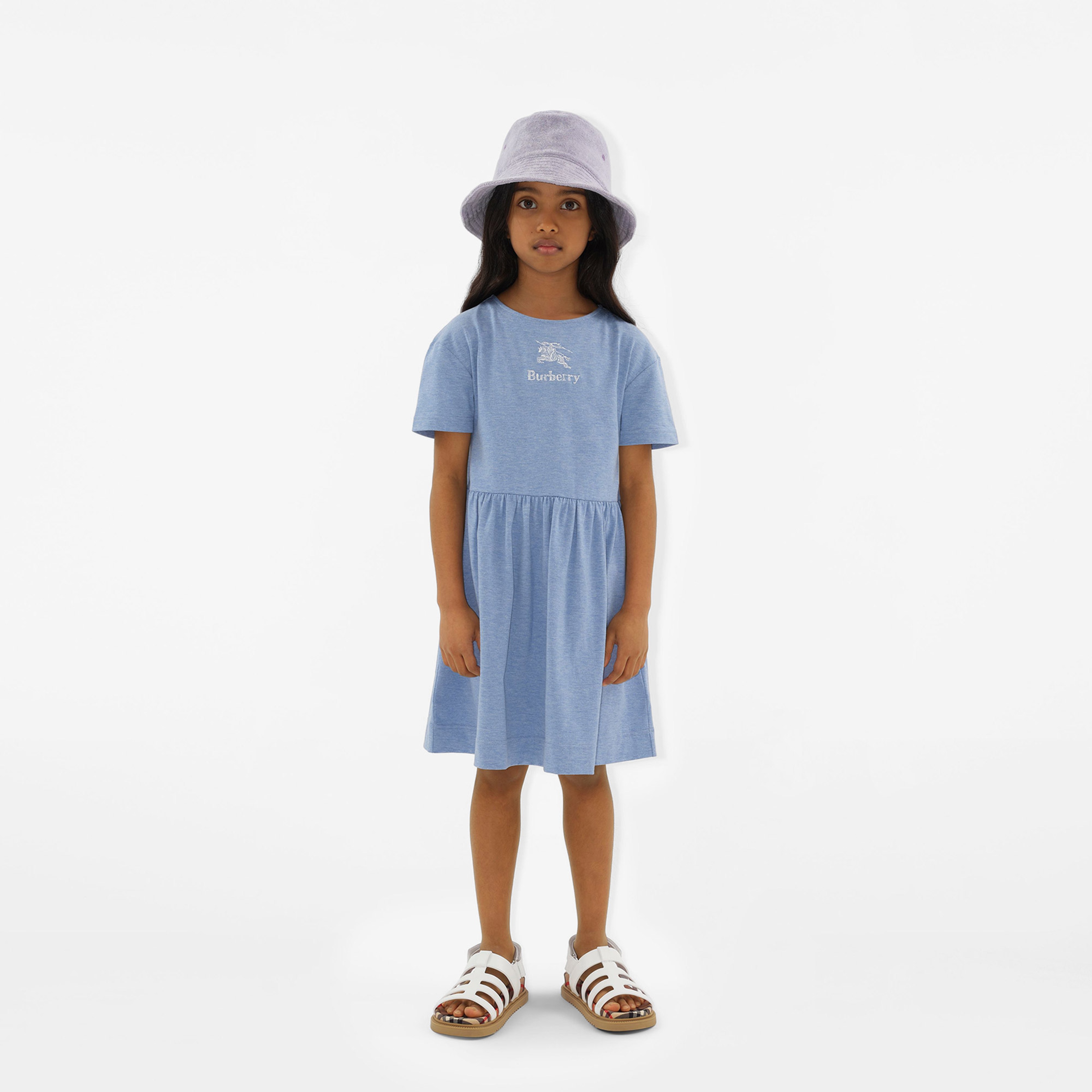 Burberry Çocuk Mavi Elbise