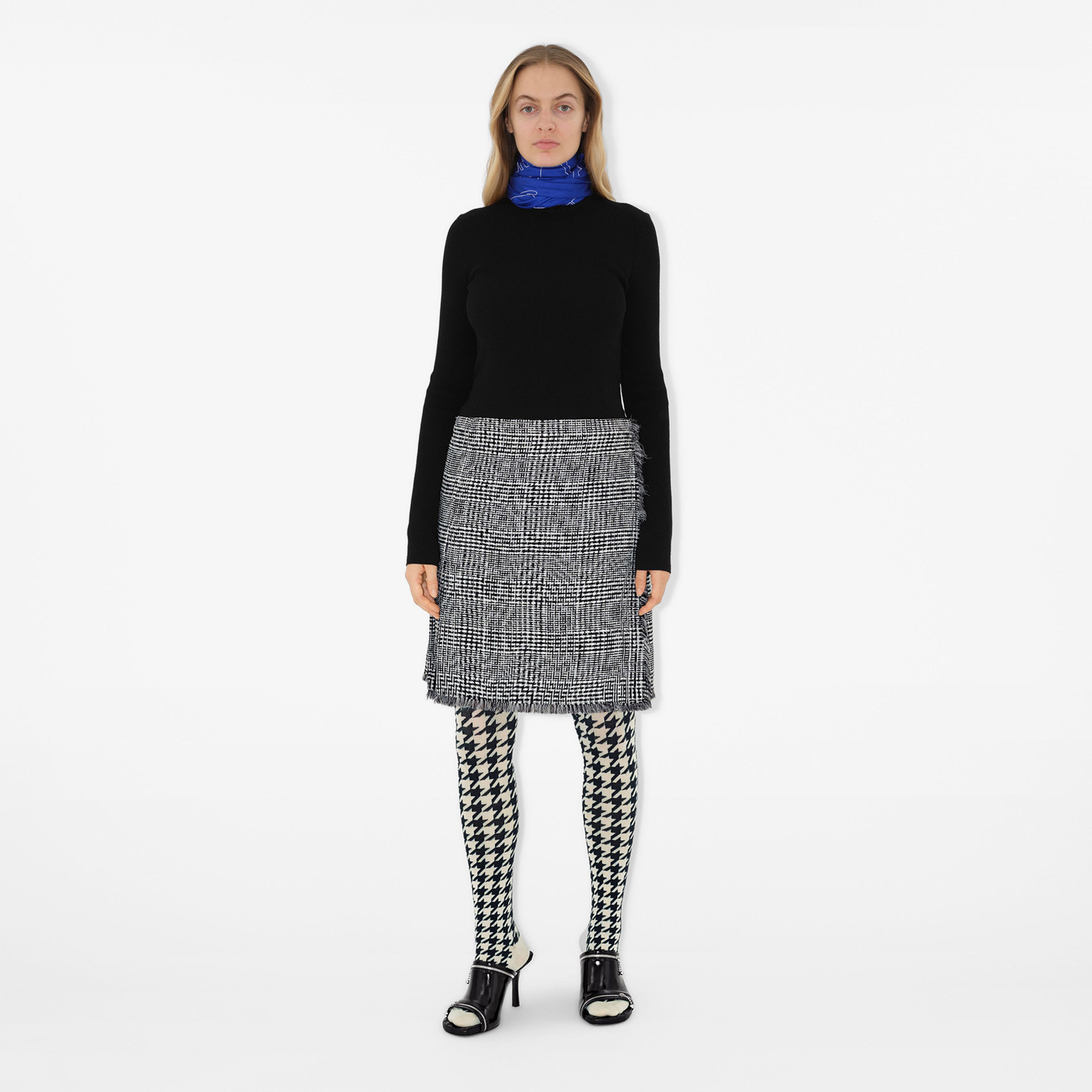 Burberry Unisex Lacivert Eşarp