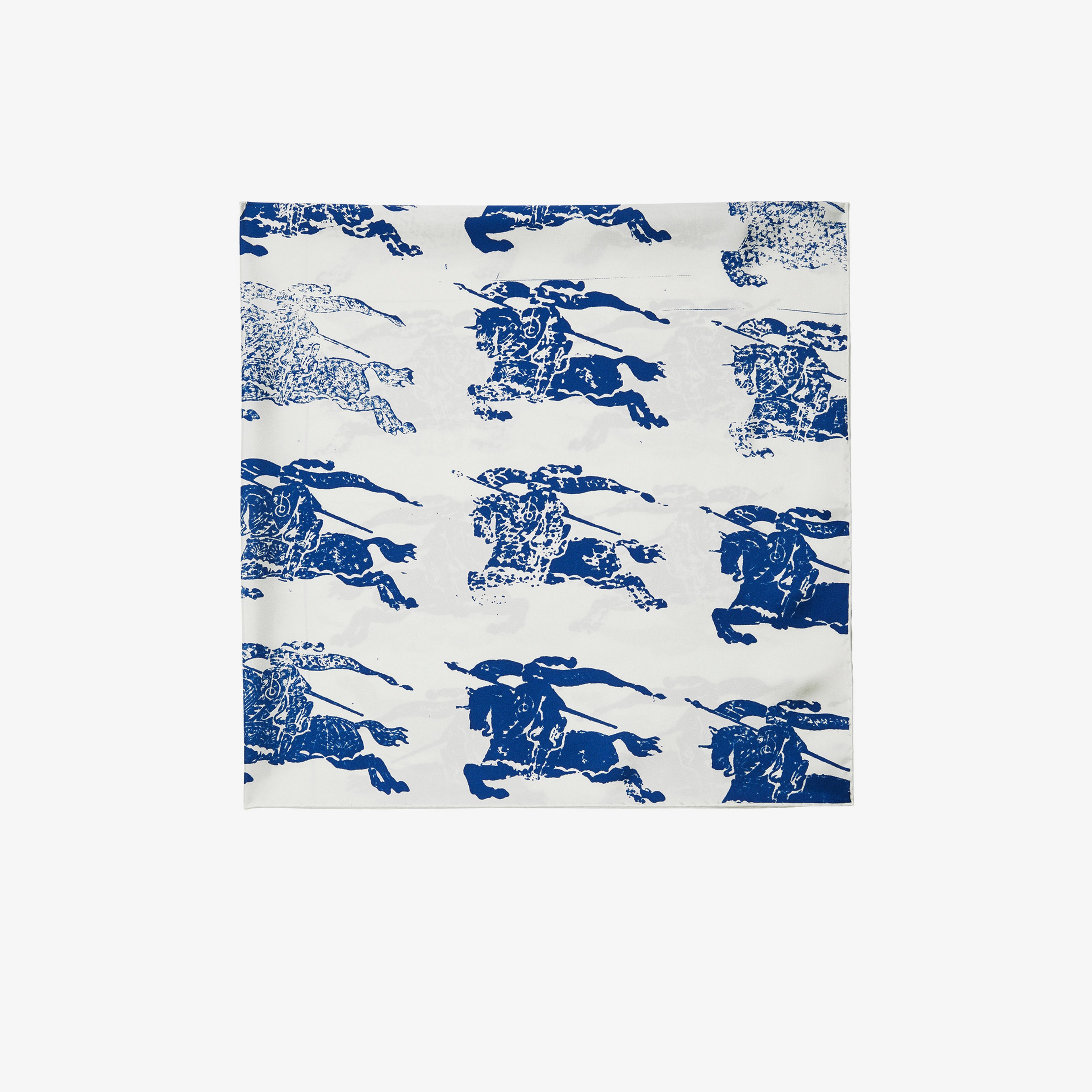 Burberry Unisex Mavi Eşarp