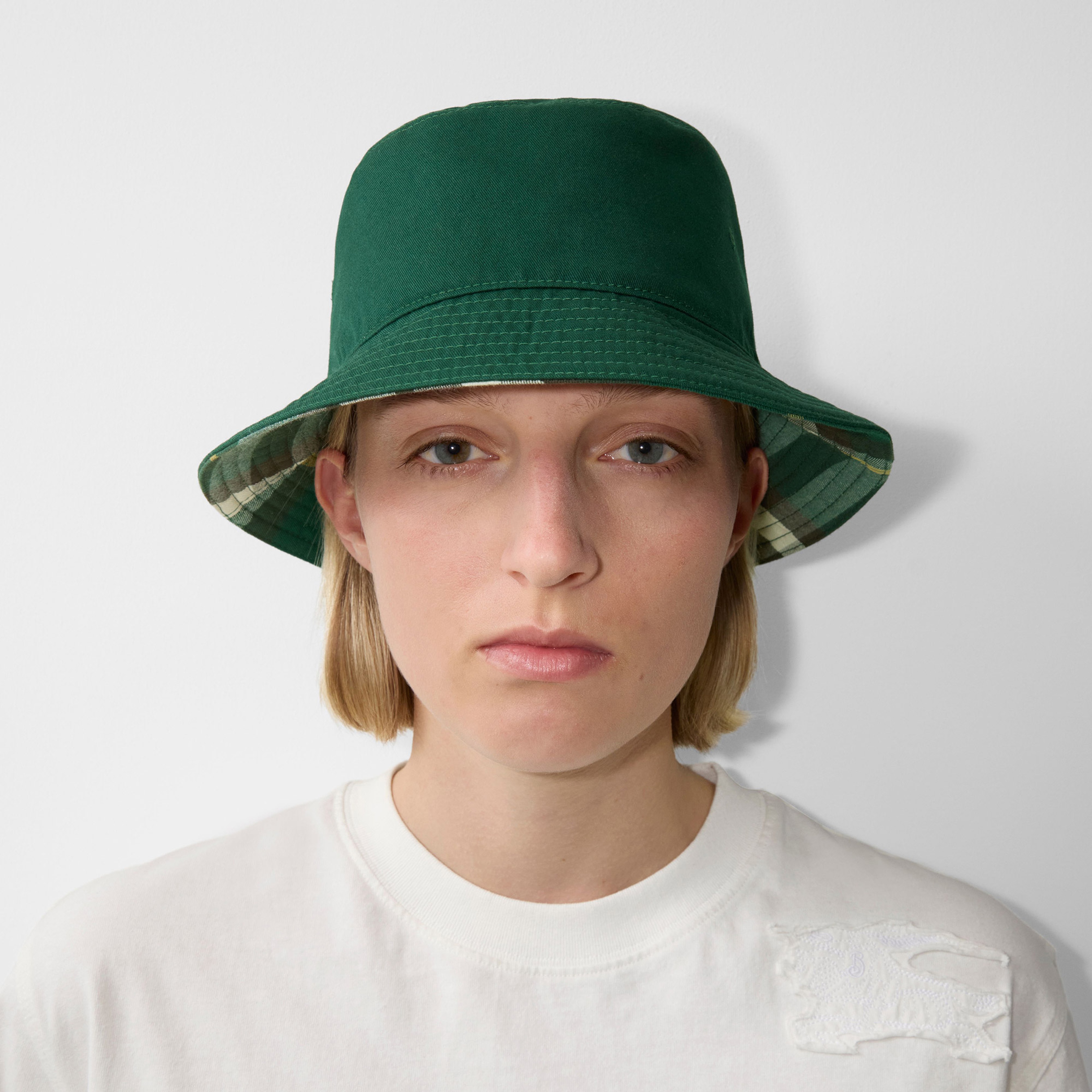 Burberry Unisex Yeşil Şapka