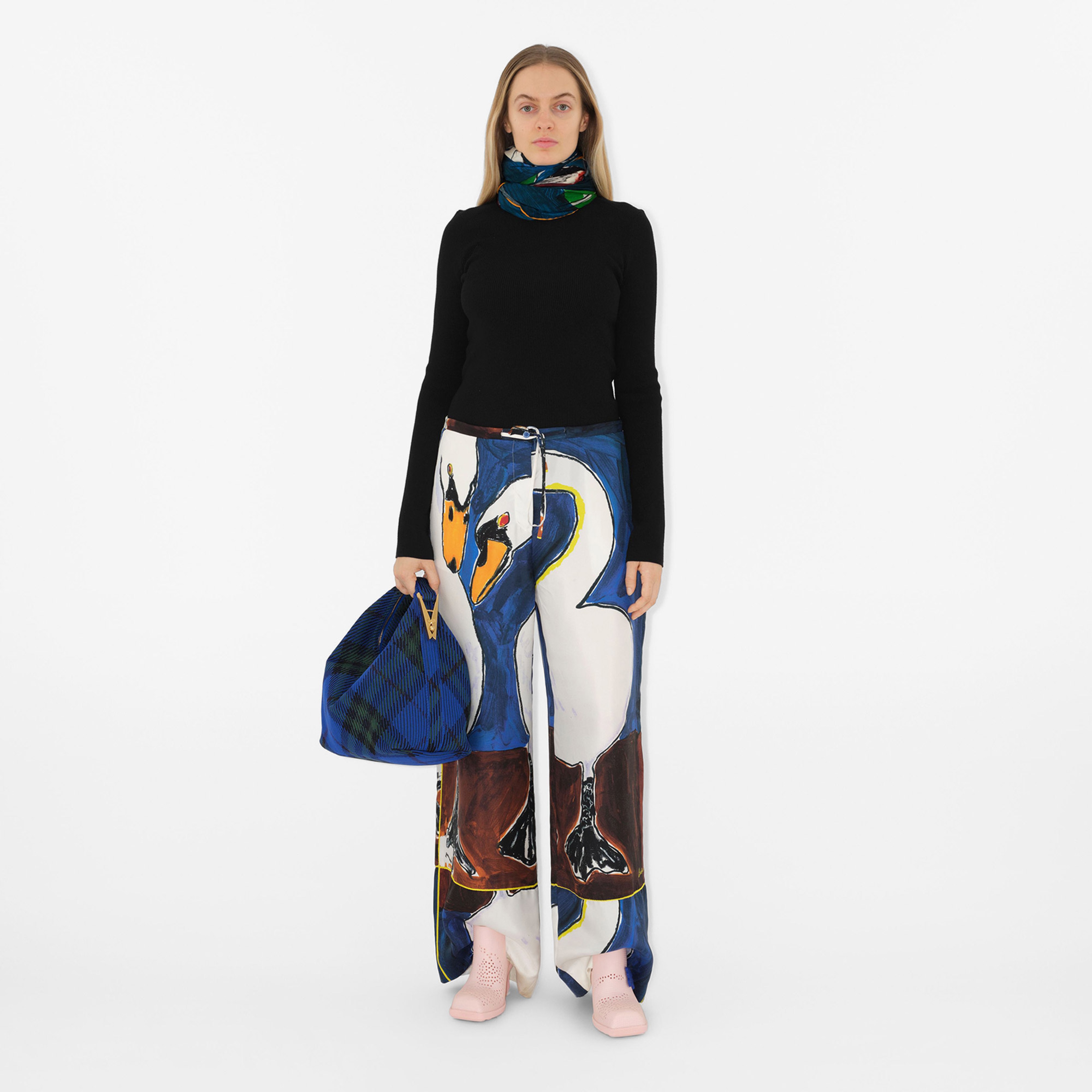 Burberry Unisex Renkli Atkı