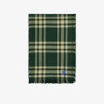 Burberry Unisex Yeşil Atkı