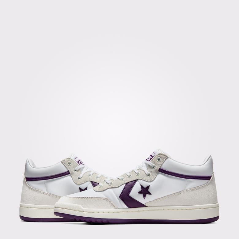 Converse Cons Fastbreak Pro Suede Nylon Erkek Beyaz Sneaker