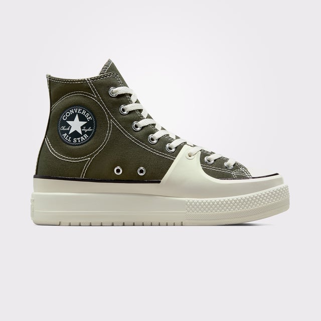 Converse Converse Yeşil Chuck Taylor All Star Construct  Unisex Haki Sneaker Occasion'da! Yeşil - 2. görsel