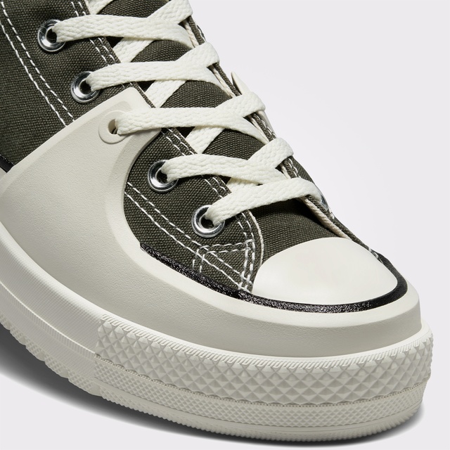 Converse Converse Yeşil Chuck Taylor All Star Construct  Unisex Haki Sneaker Occasion'da! Yeşil - 6. görsel